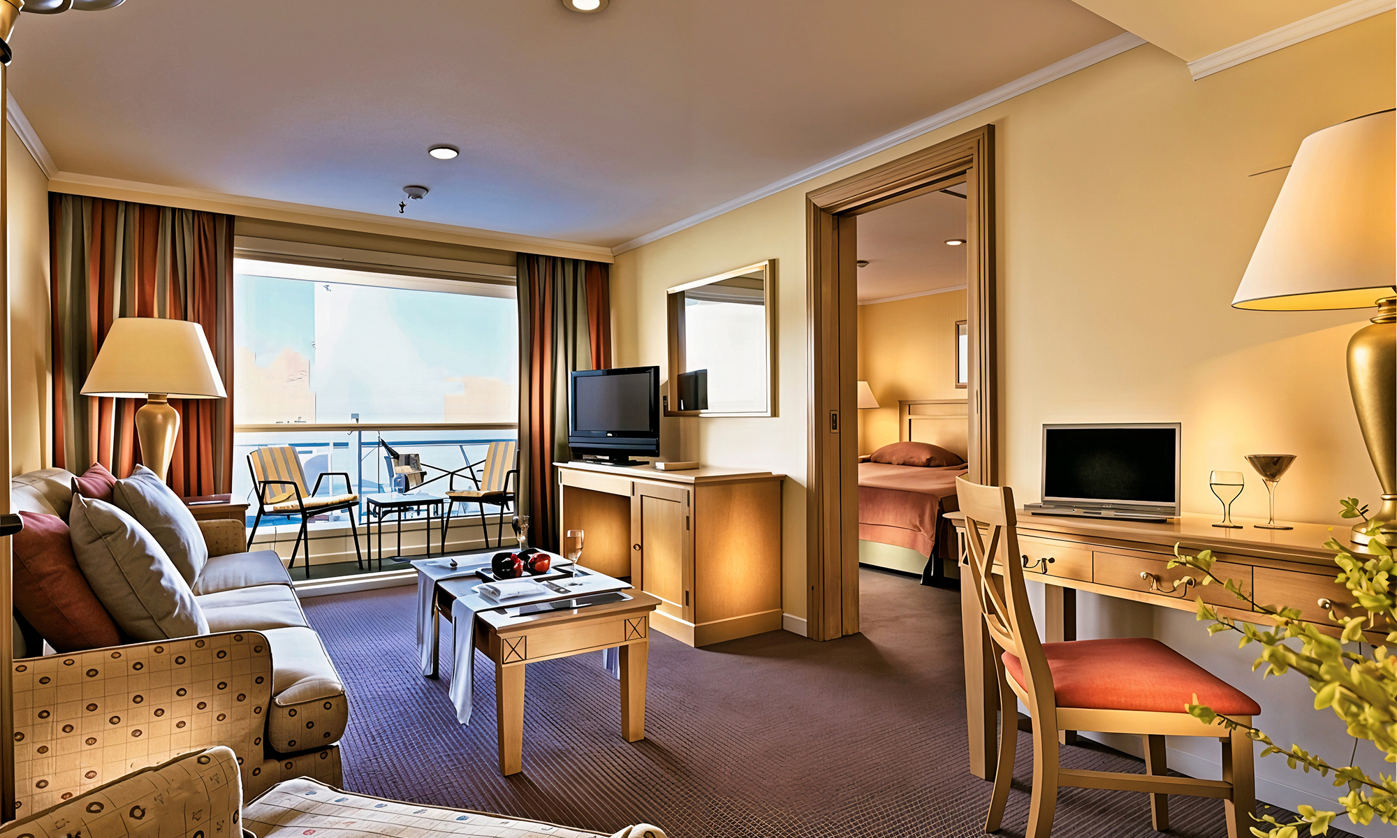 Cruise ship interior and facilities
