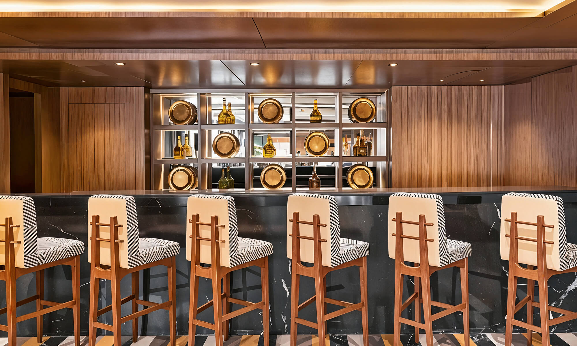 Cruise ship interior and facilities