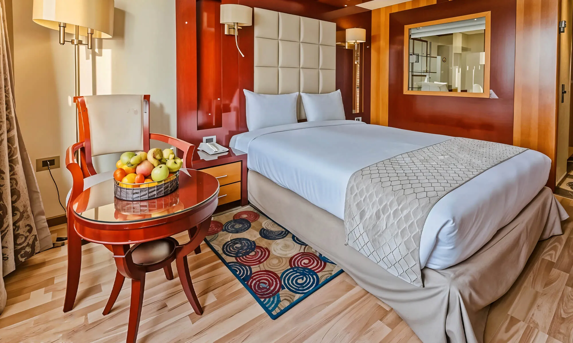 Cruise ship interior and facilities