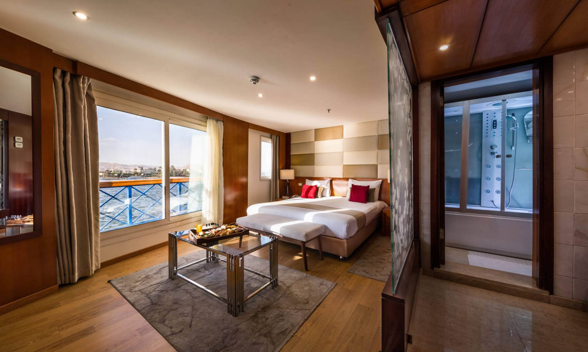 Cruise ship interior and facilities