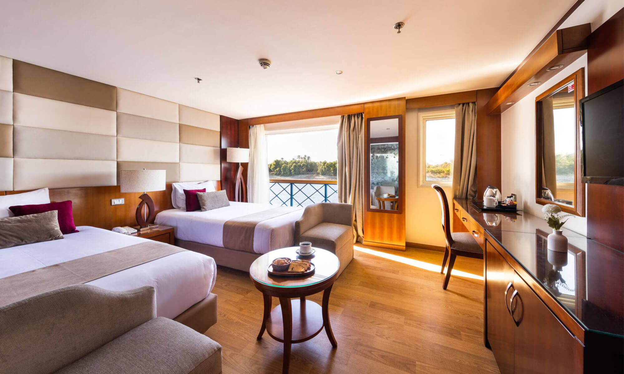 Cruise ship interior and facilities