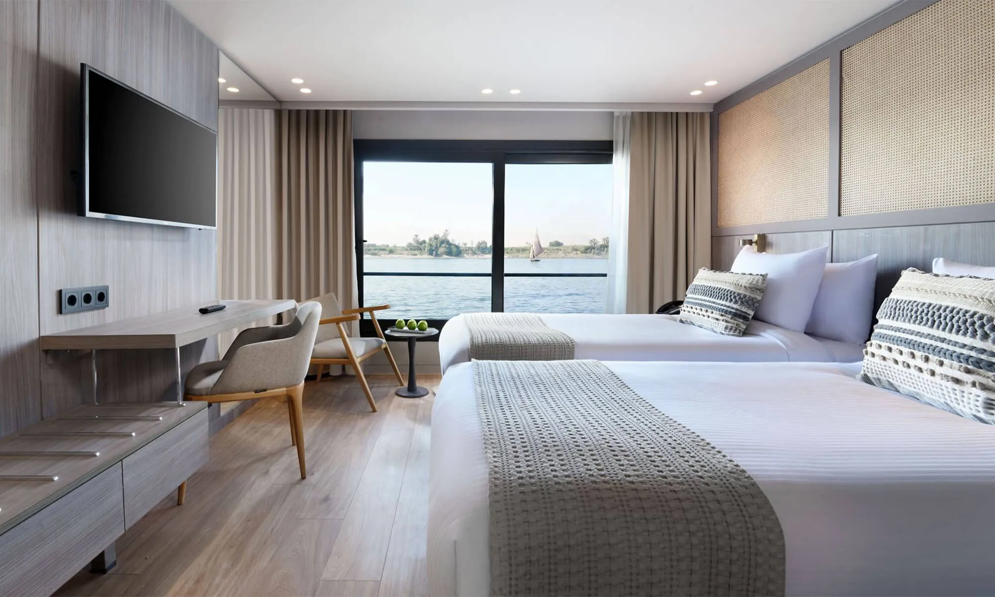 Cruise ship interior and facilities