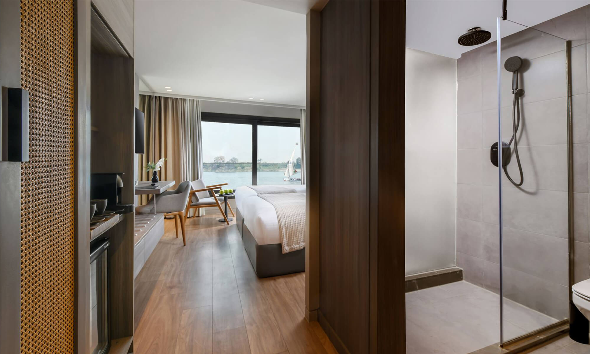Cruise ship interior and facilities