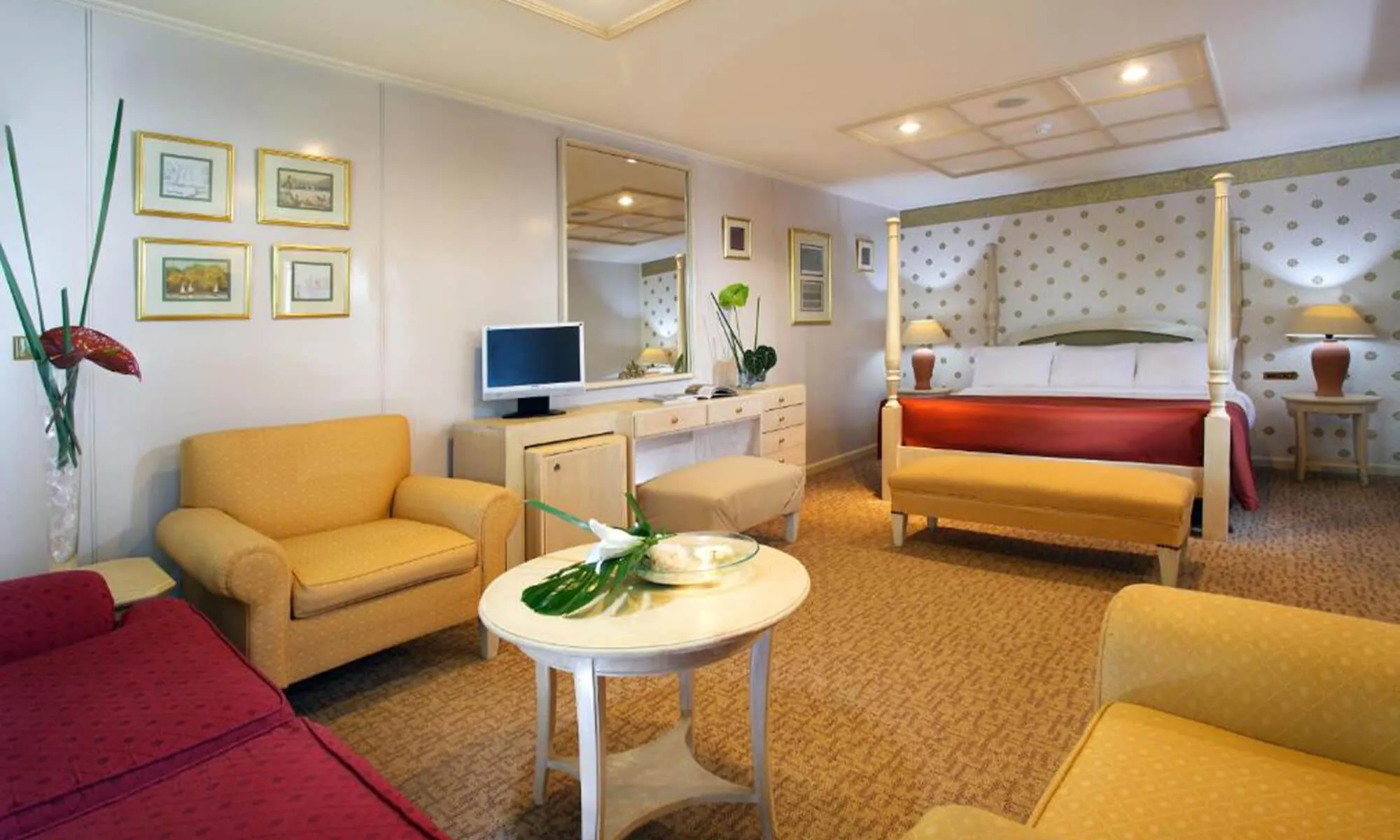 Cruise ship interior and facilities