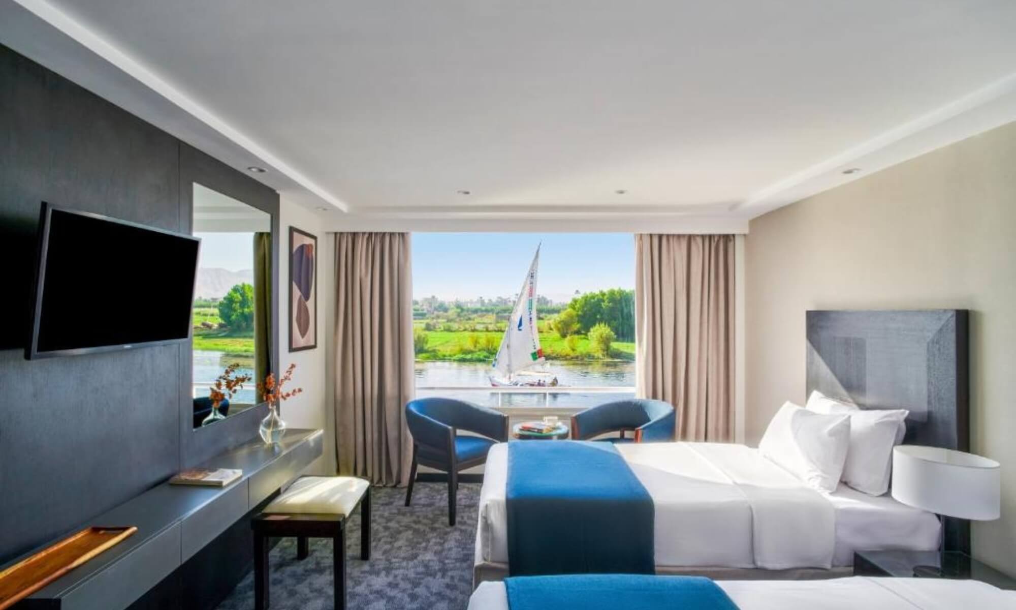 Cruise ship interior and facilities