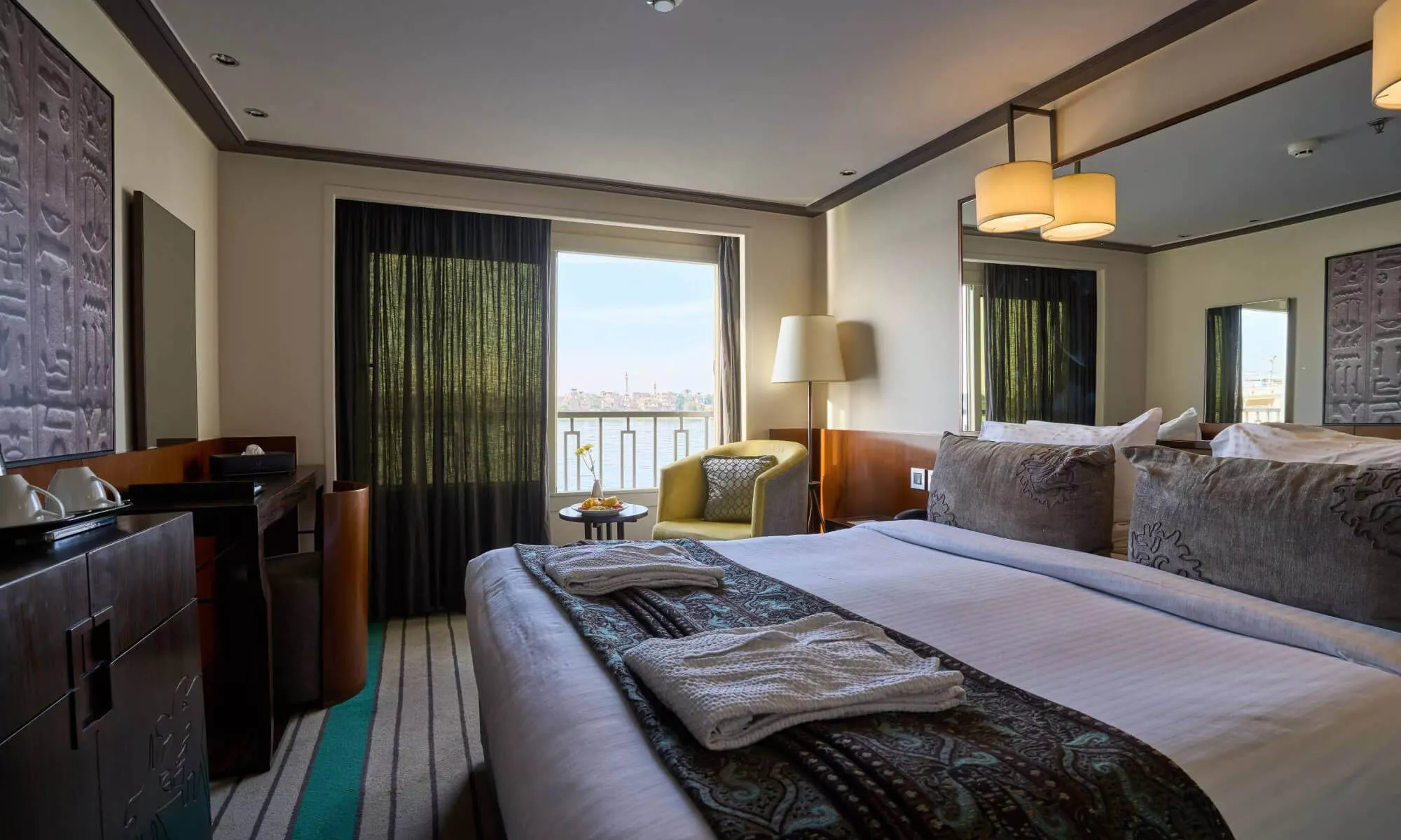 Cruise ship interior and facilities