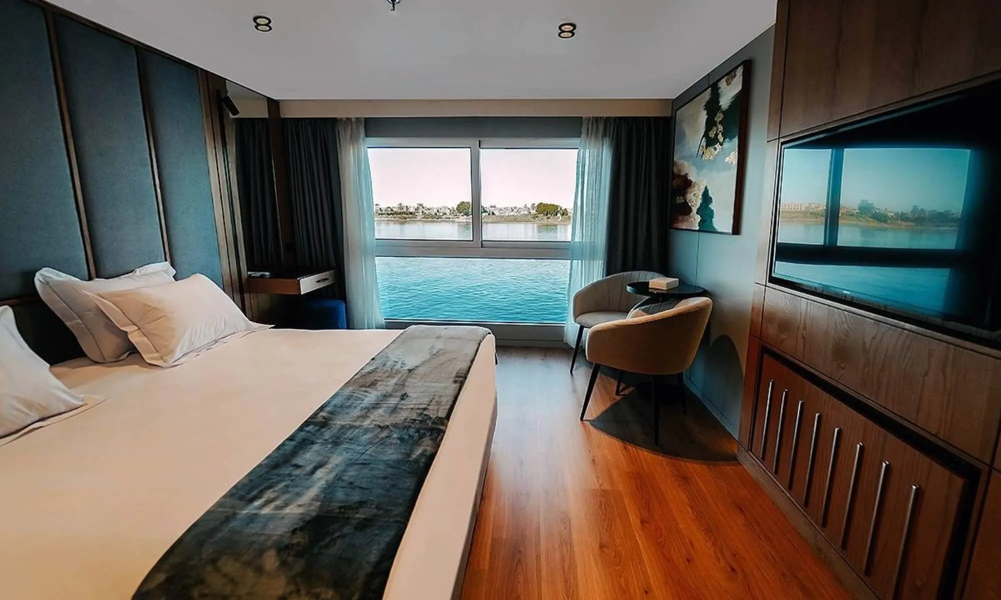 Cruise ship interior and facilities