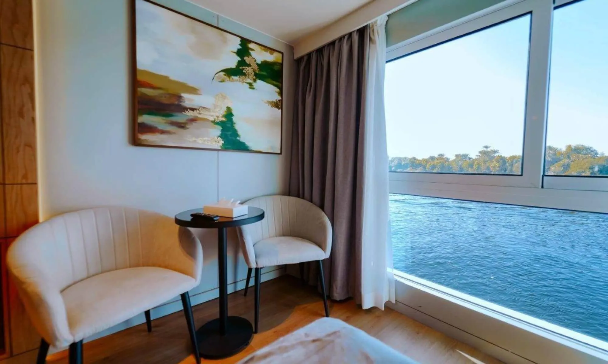 Cruise ship interior and facilities