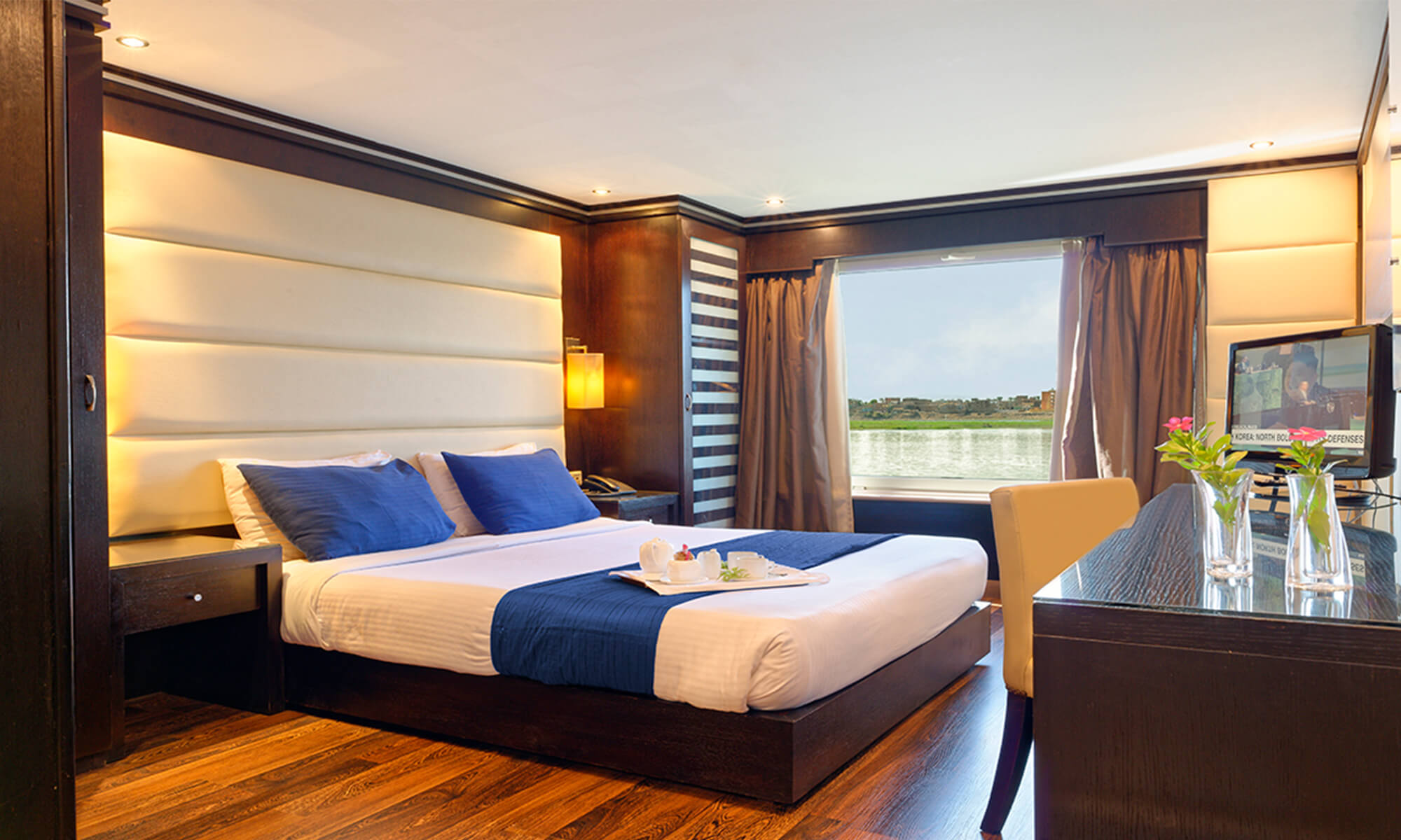 Cruise ship interior and facilities