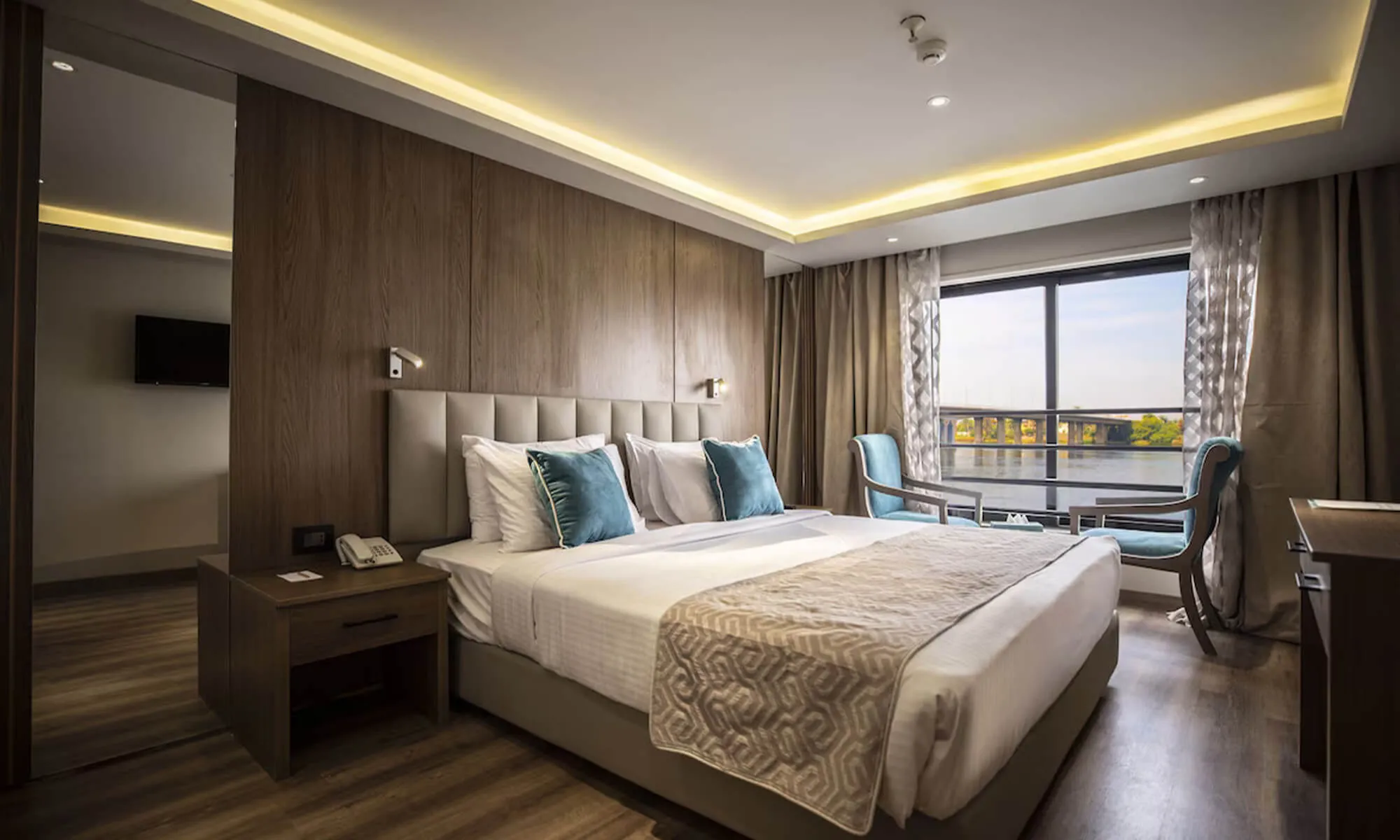 Cruise ship interior and facilities