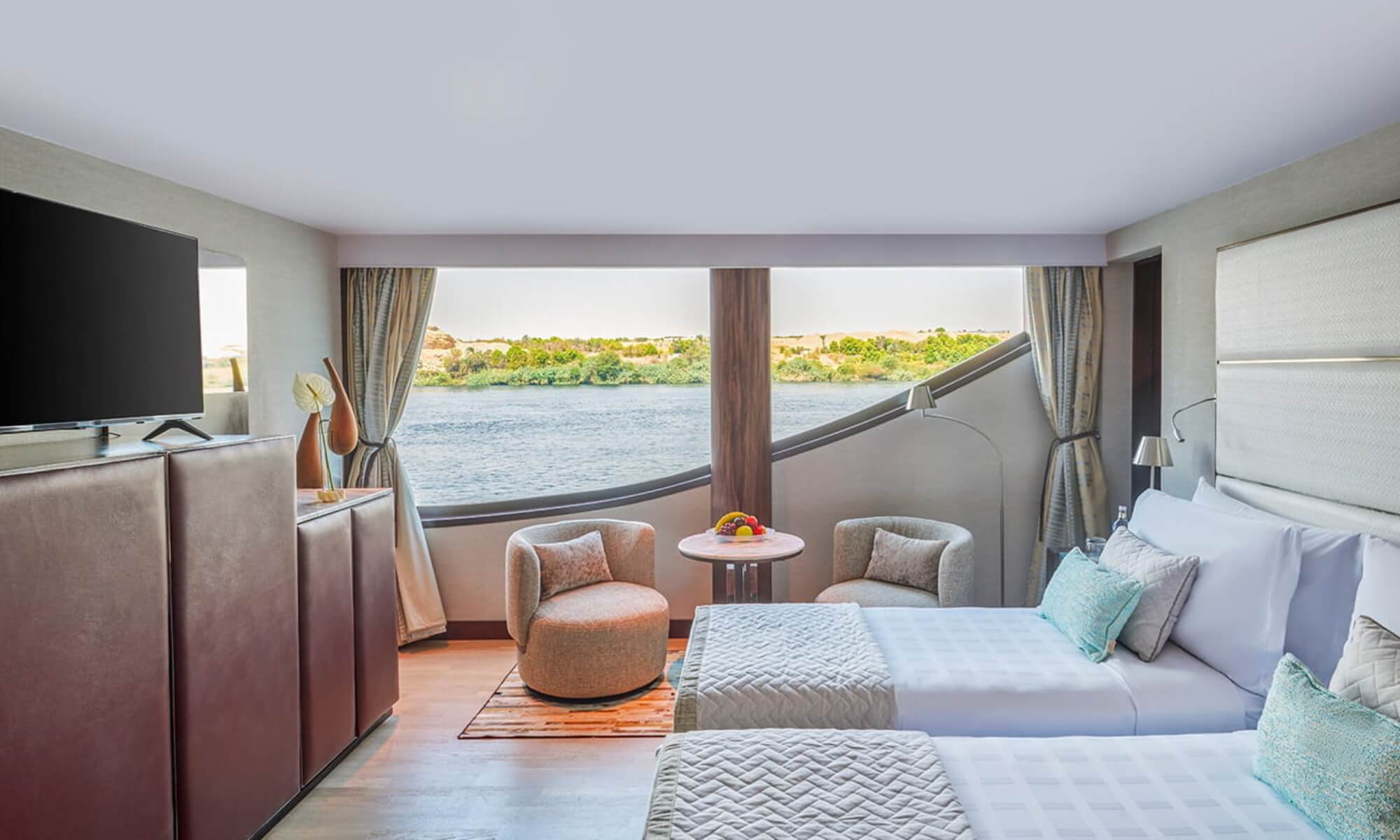 Cruise ship interior and facilities