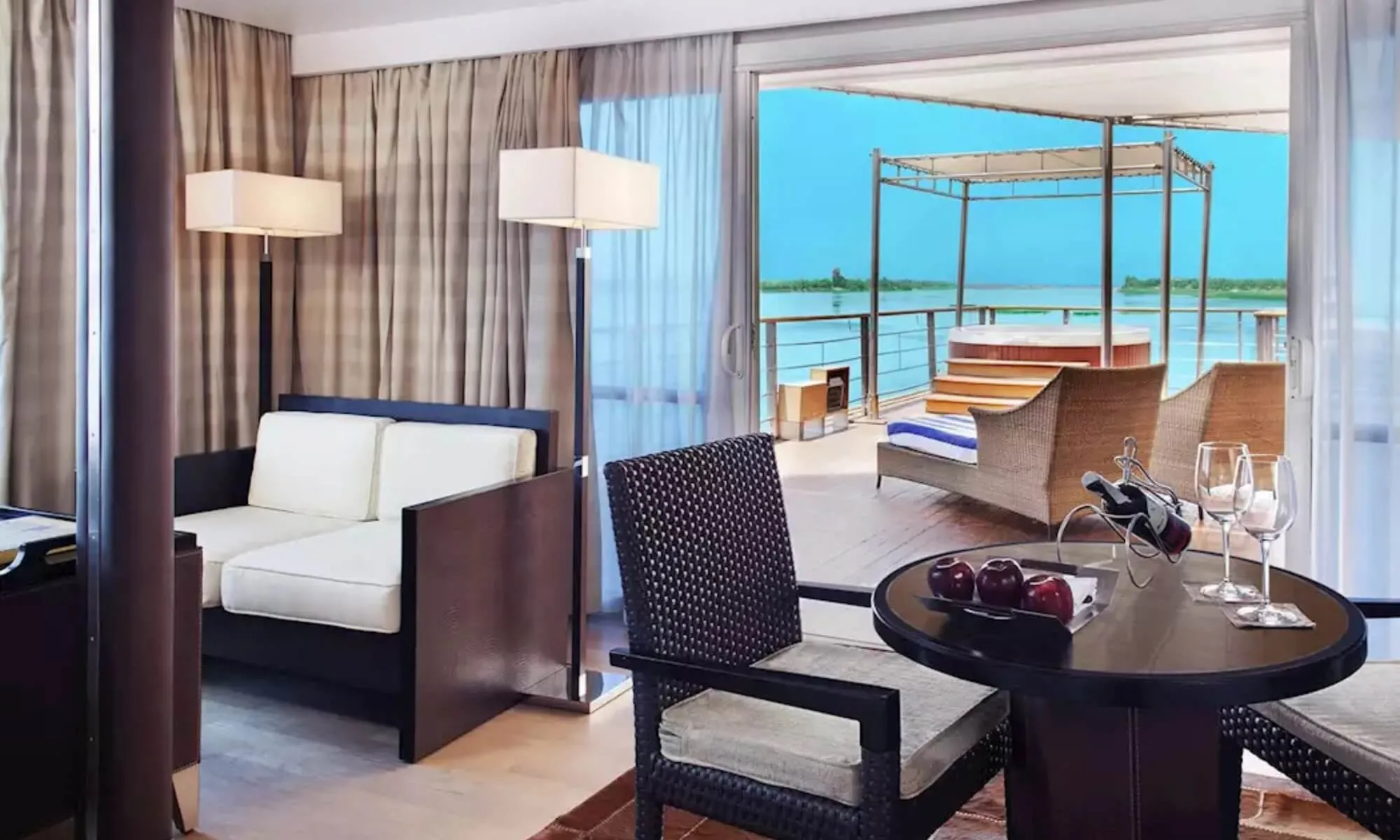 Cruise ship interior and facilities