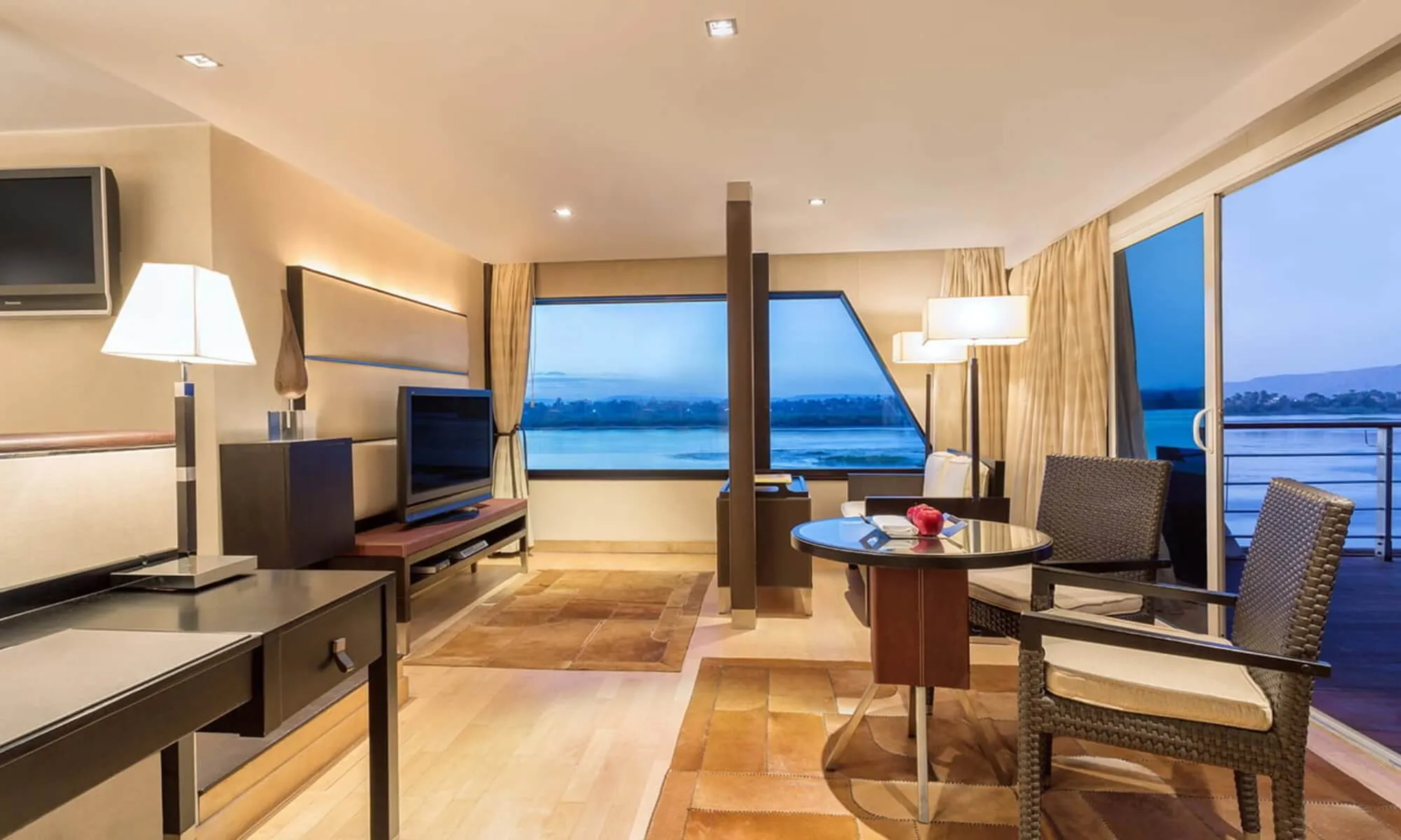 Cruise ship interior and facilities