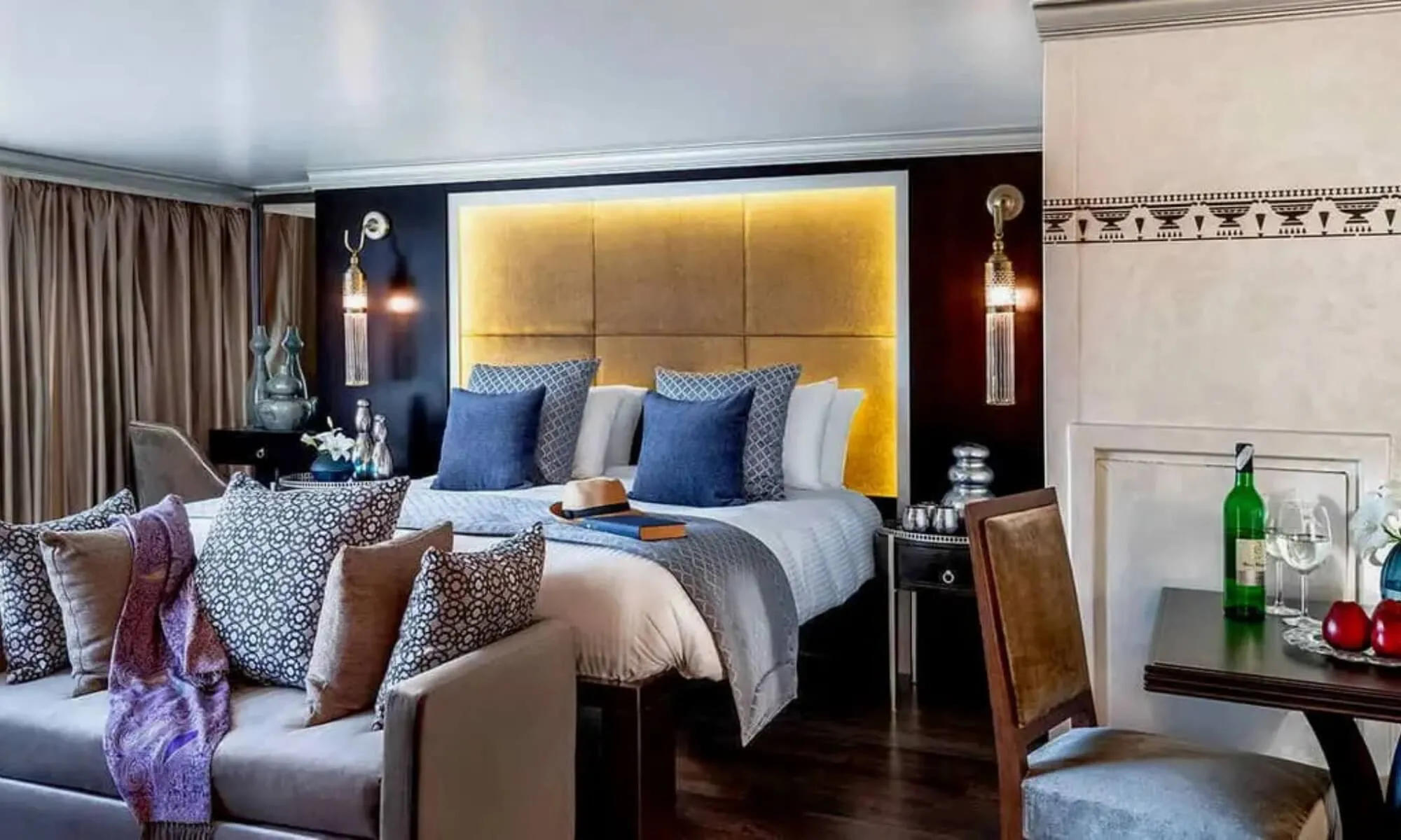 Cruise ship interior and facilities