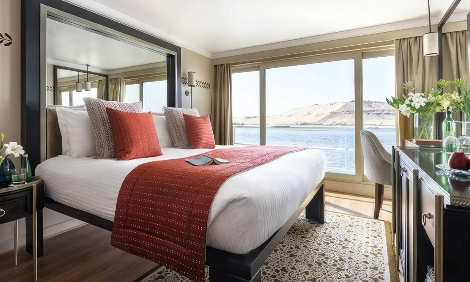 Cruise ship interior and facilities