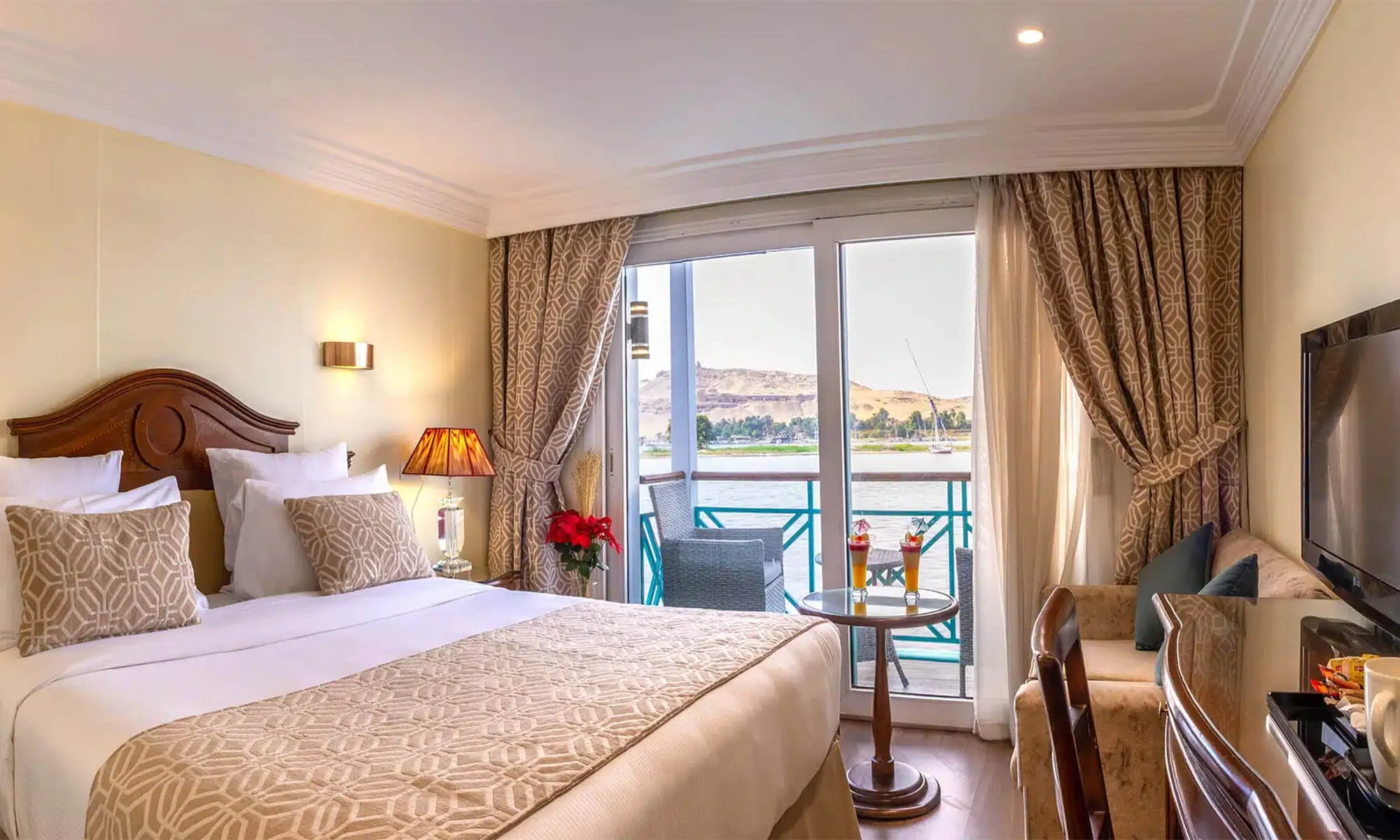 Cruise ship interior and facilities
