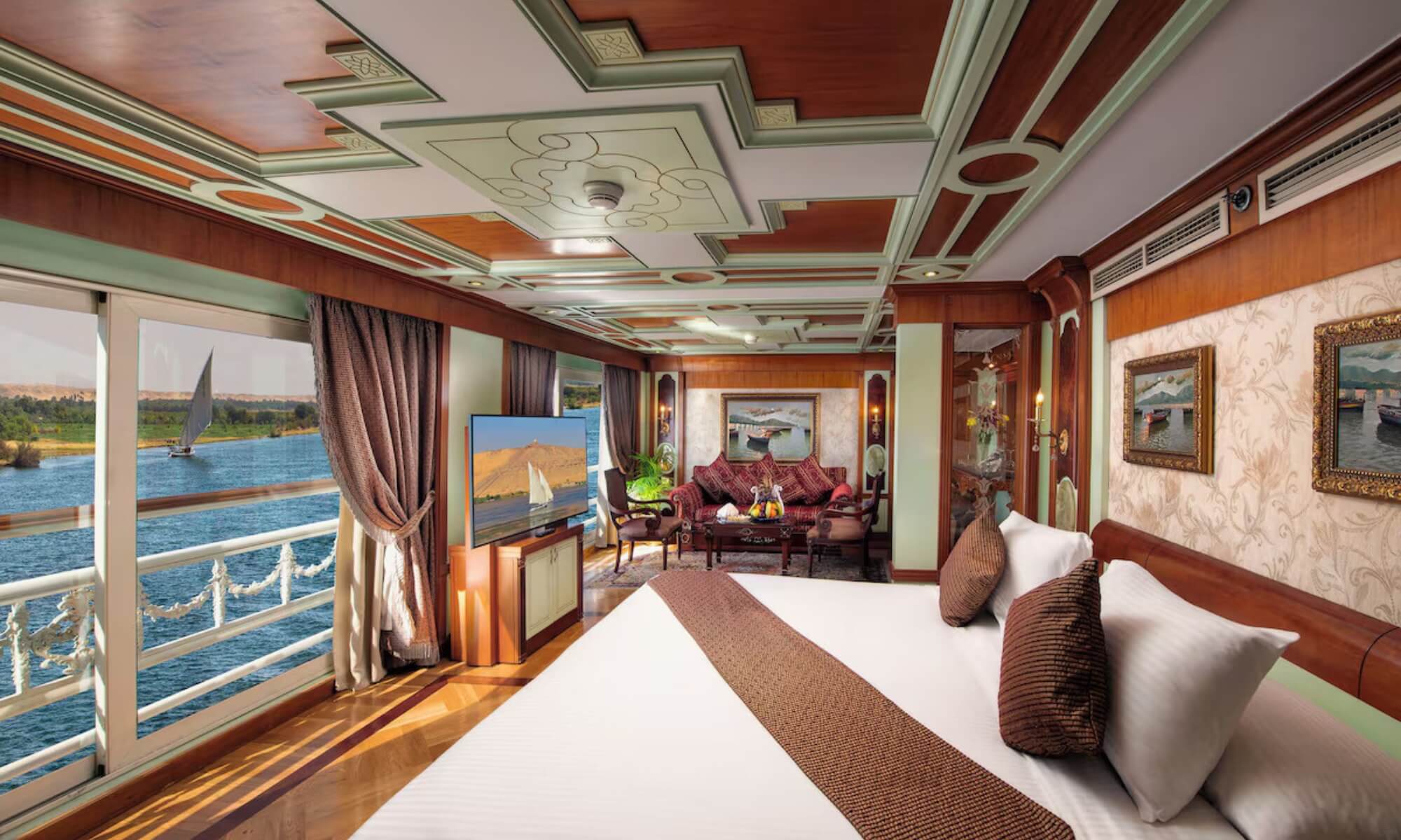 Cruise ship interior and facilities