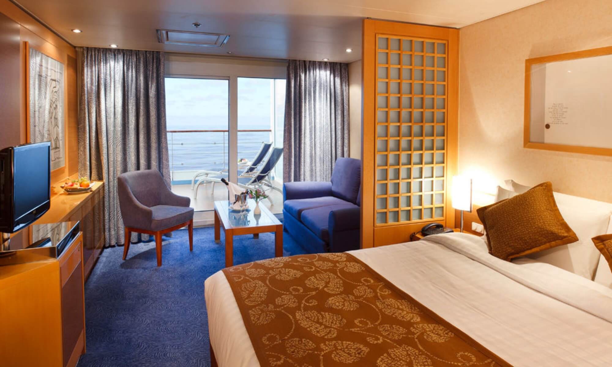 Cruise ship interior and facilities