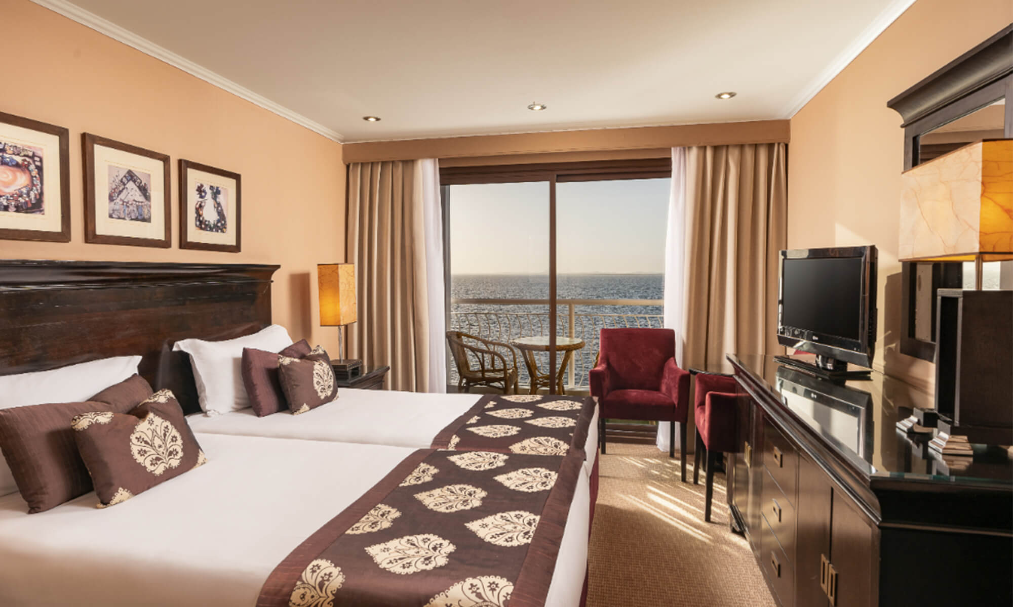 Cruise ship interior and facilities