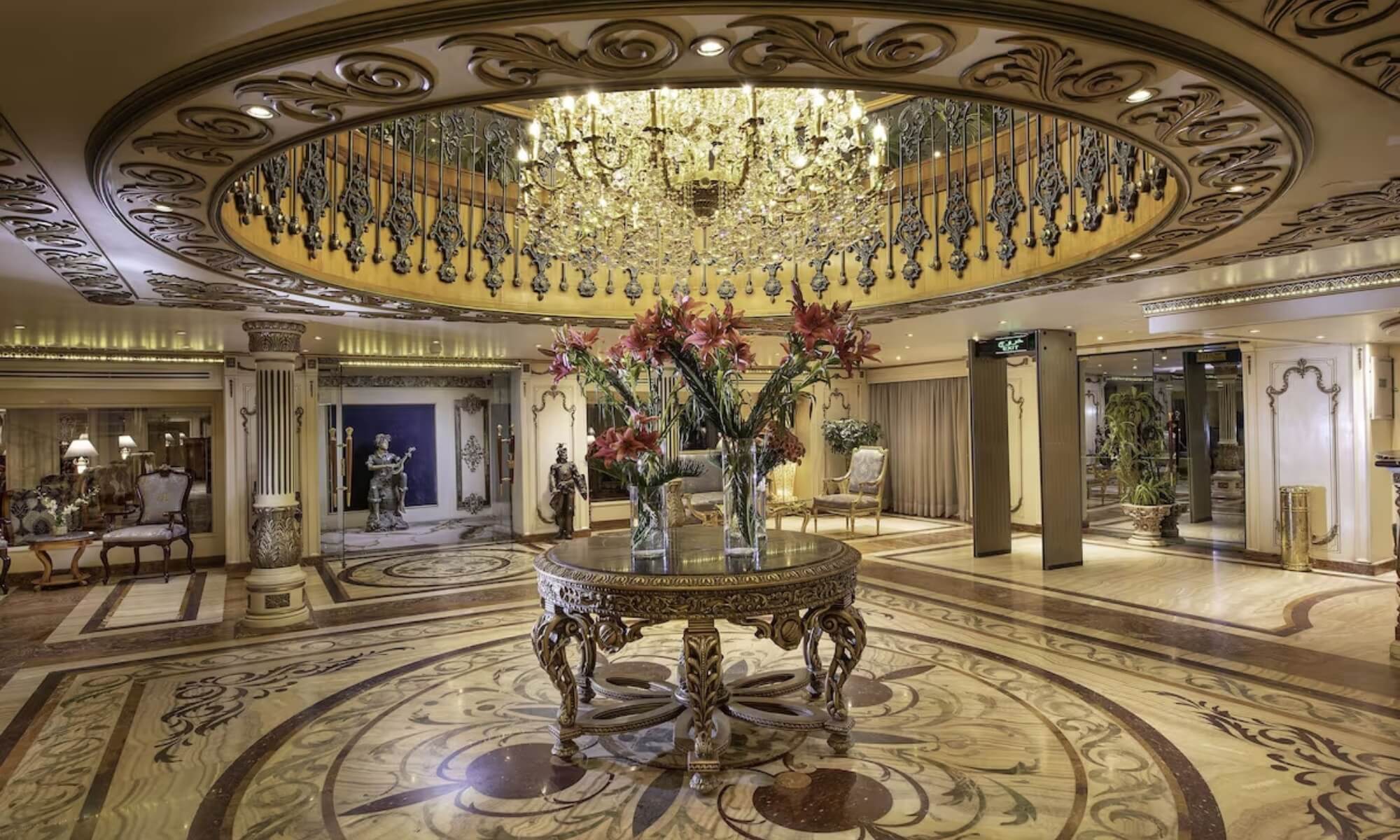Cruise ship interior and facilities