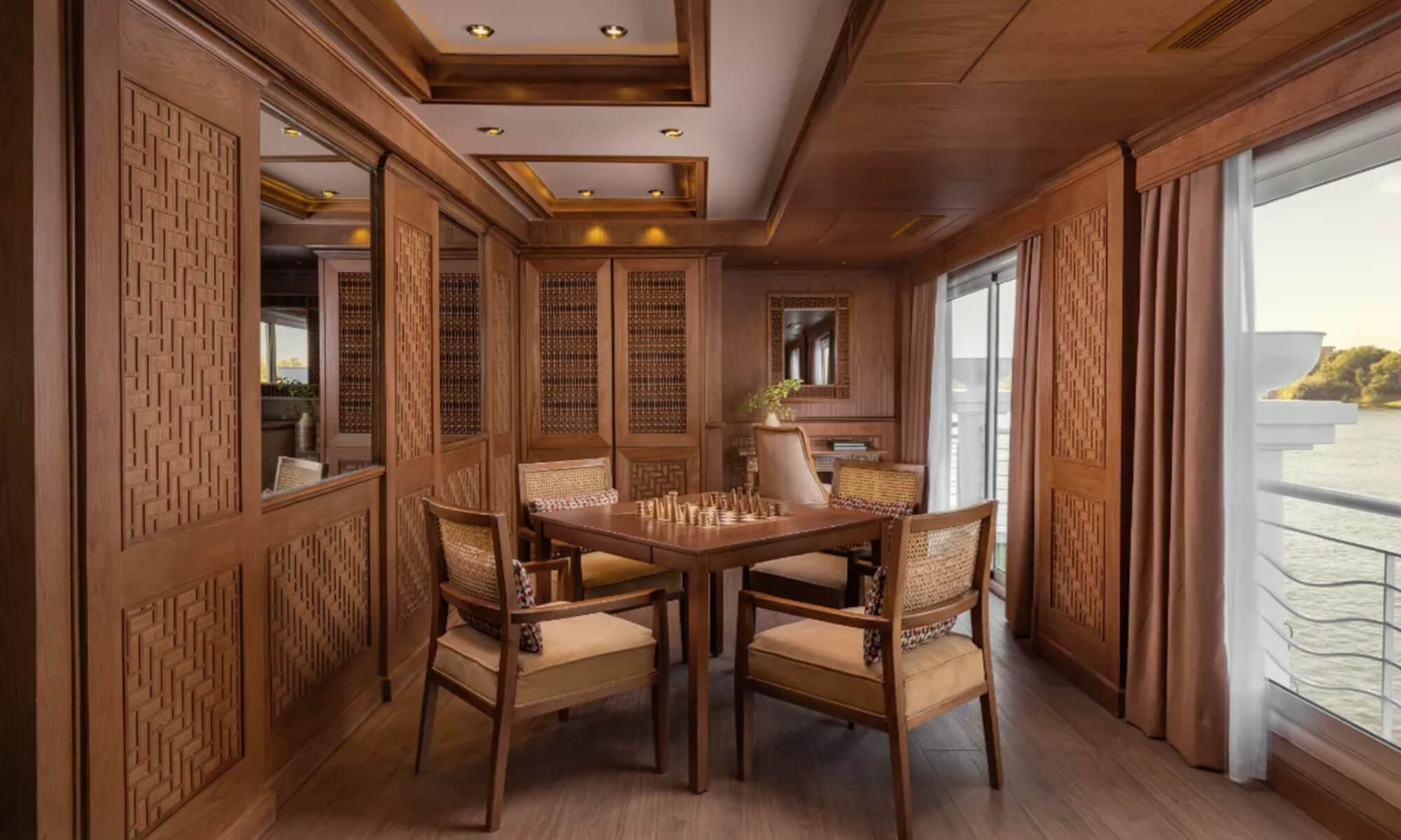 Cruise ship interior and facilities