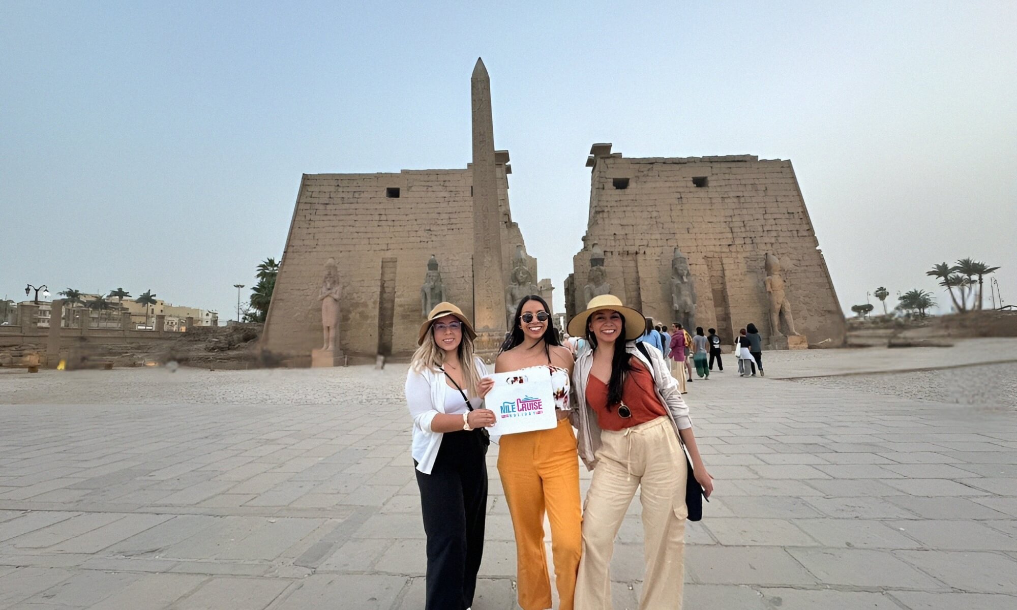 Guests at Luxor Temple 5-Nile Cruise Holiday.jpg