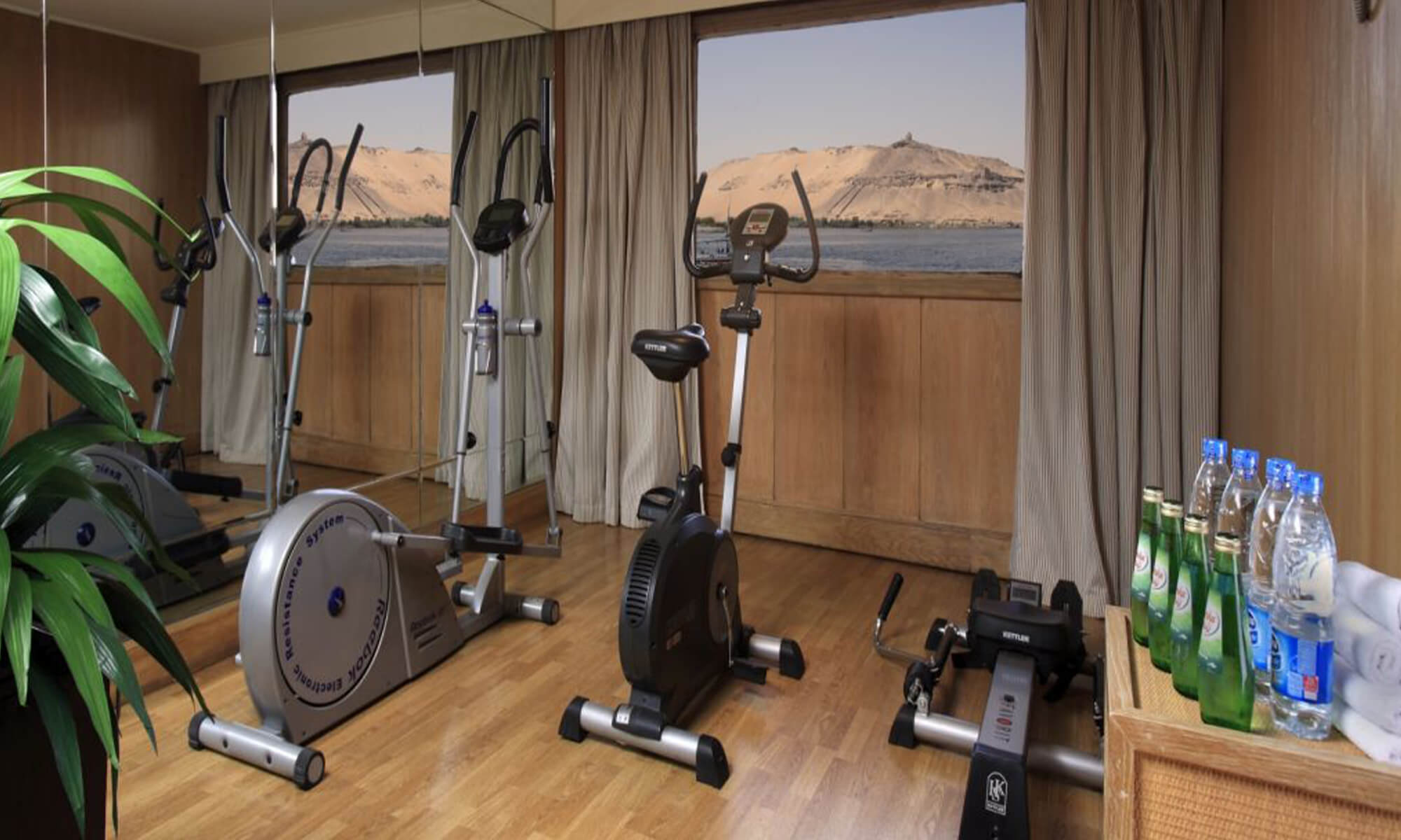 Cruise ship interior and facilities