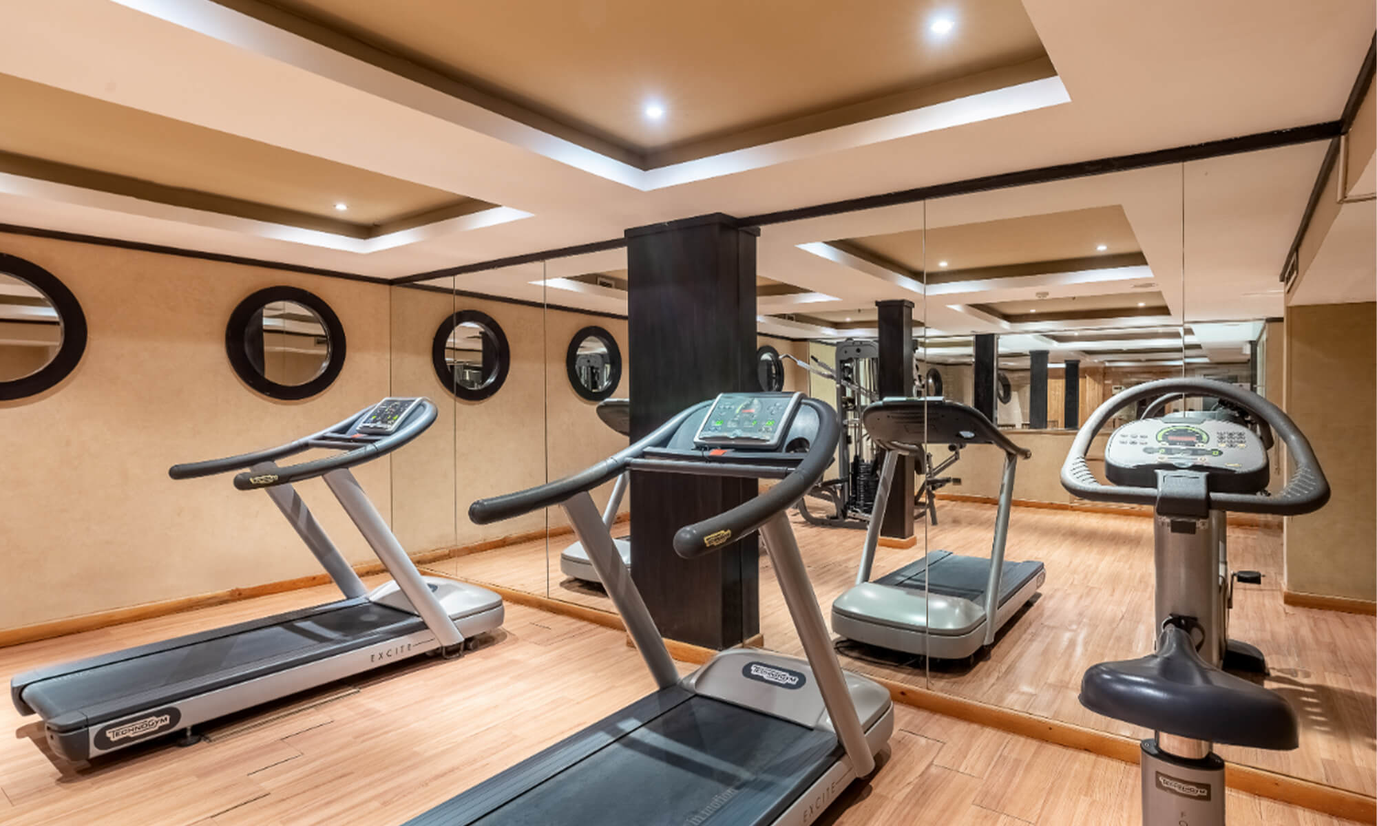 Cruise ship interior and facilities