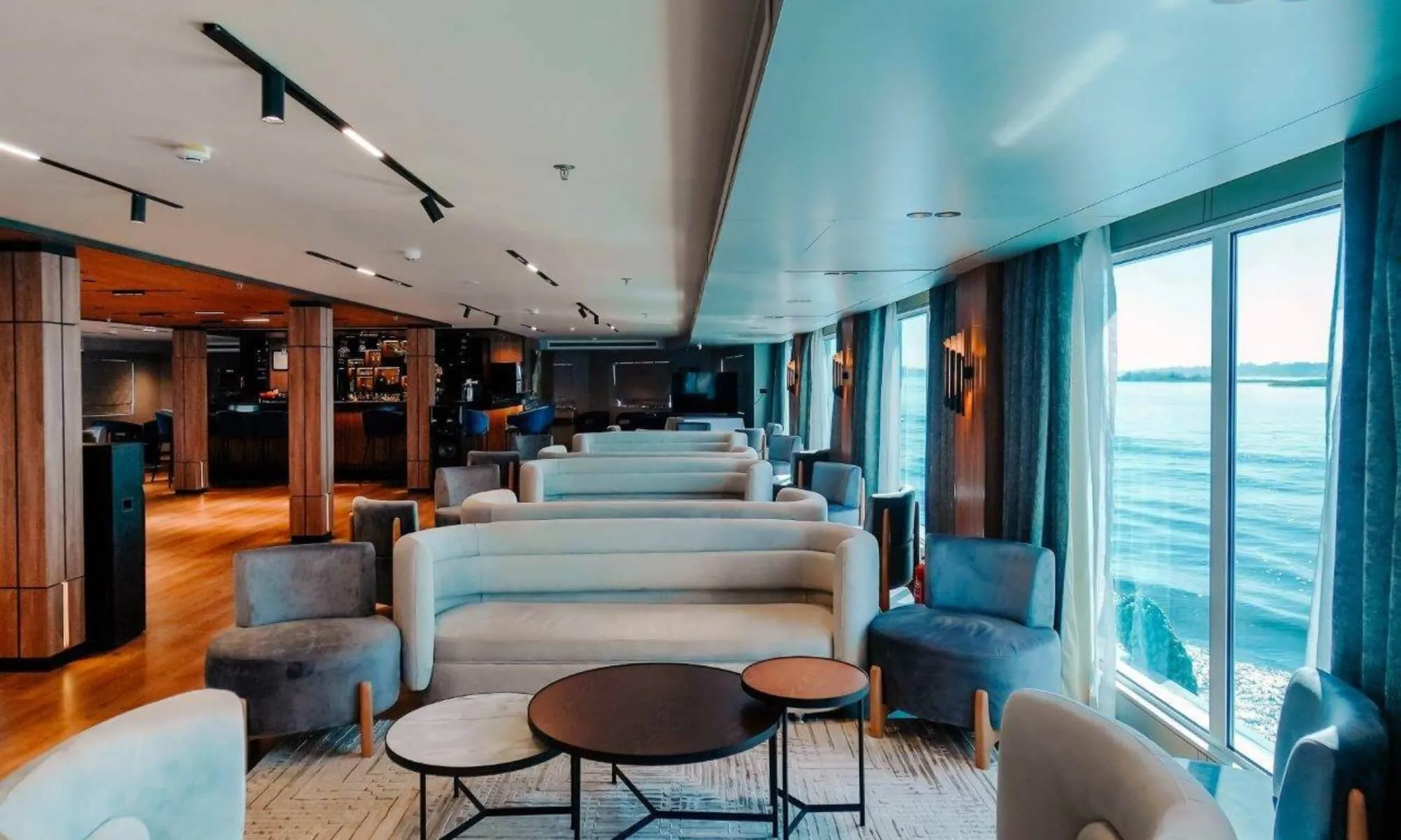 Cruise ship interior and facilities