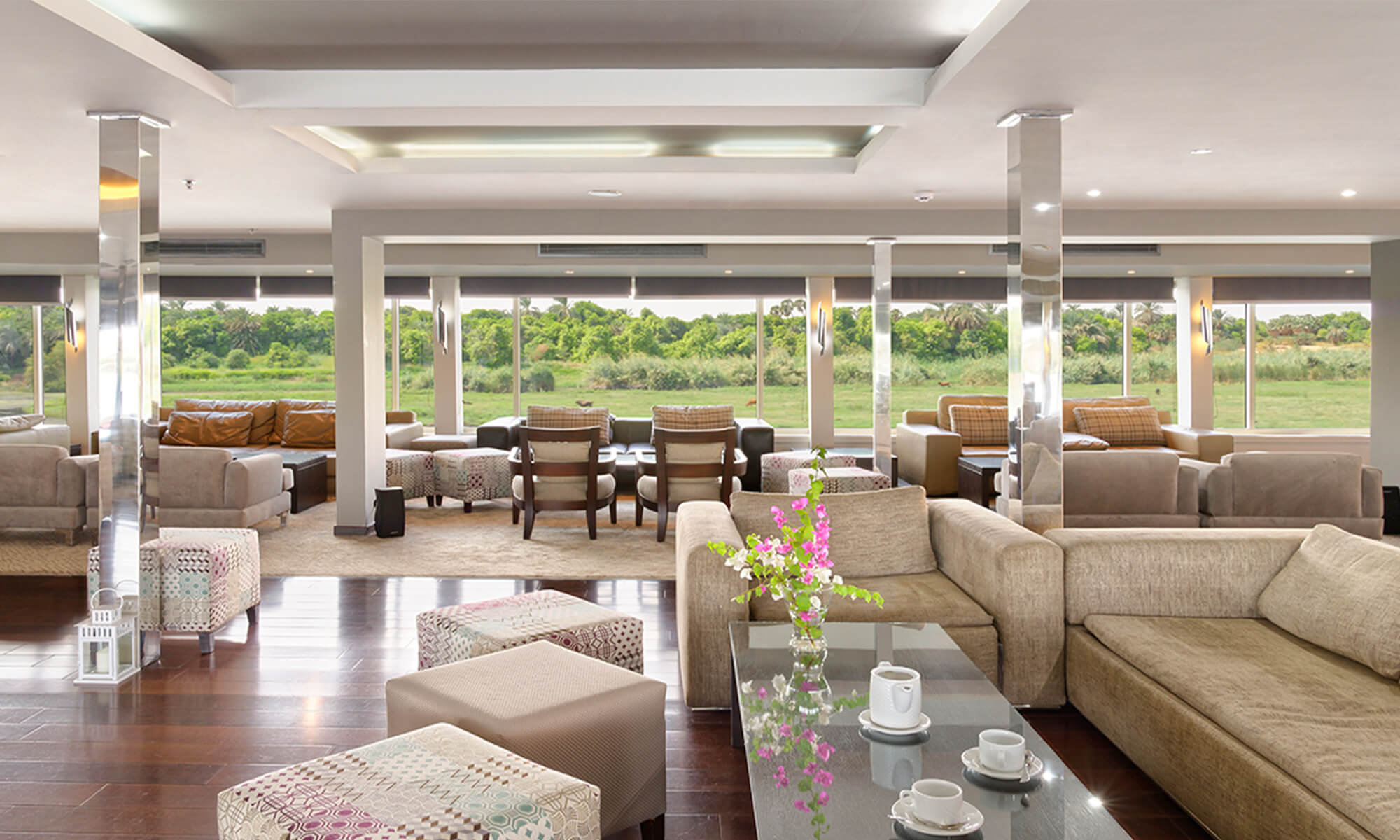 Cruise ship interior and facilities