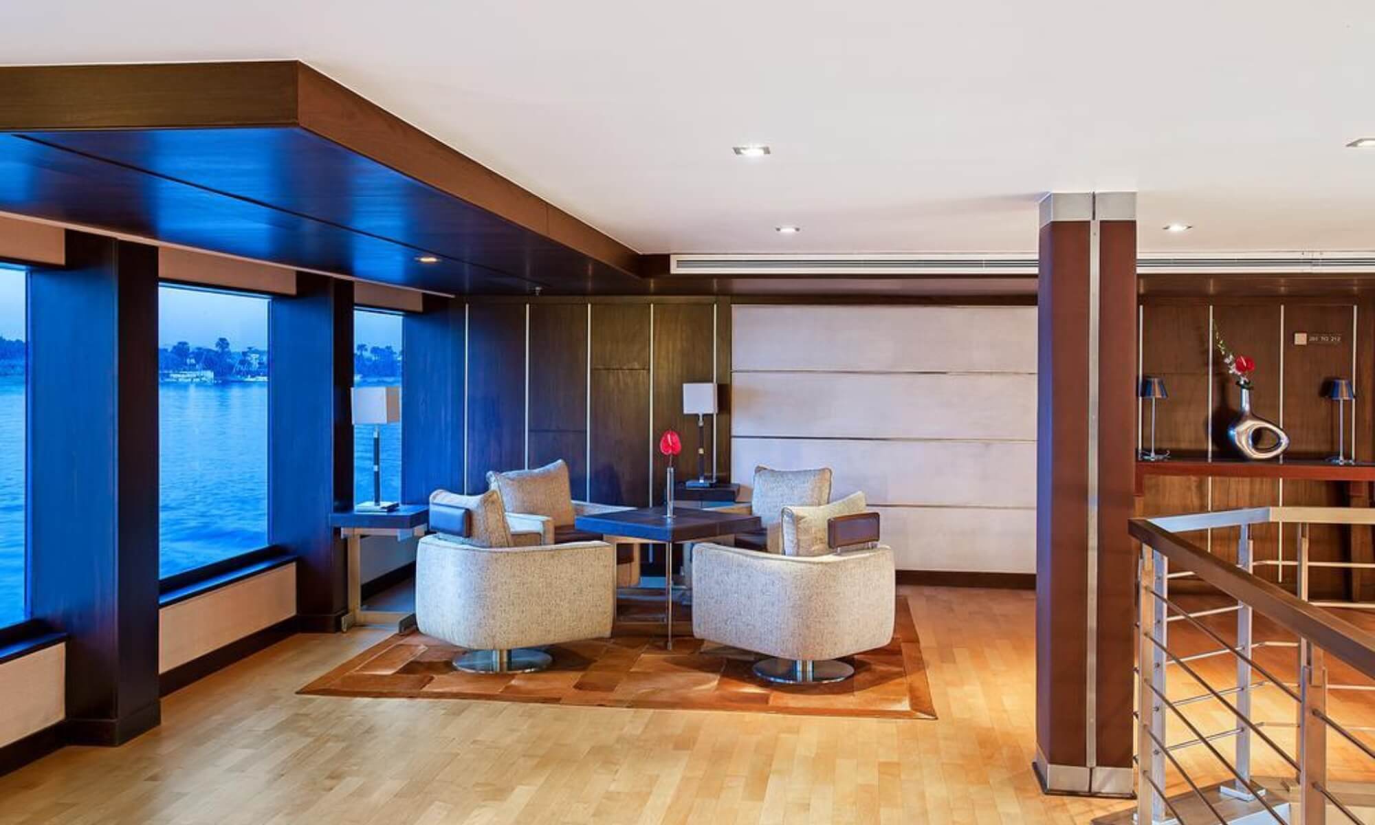 Cruise ship interior and facilities