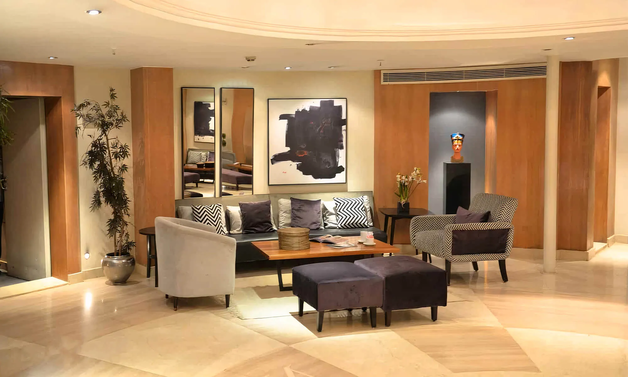 Cruise ship interior and facilities