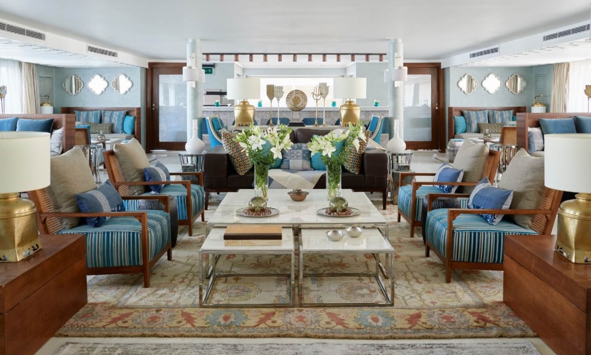 Cruise ship interior and facilities