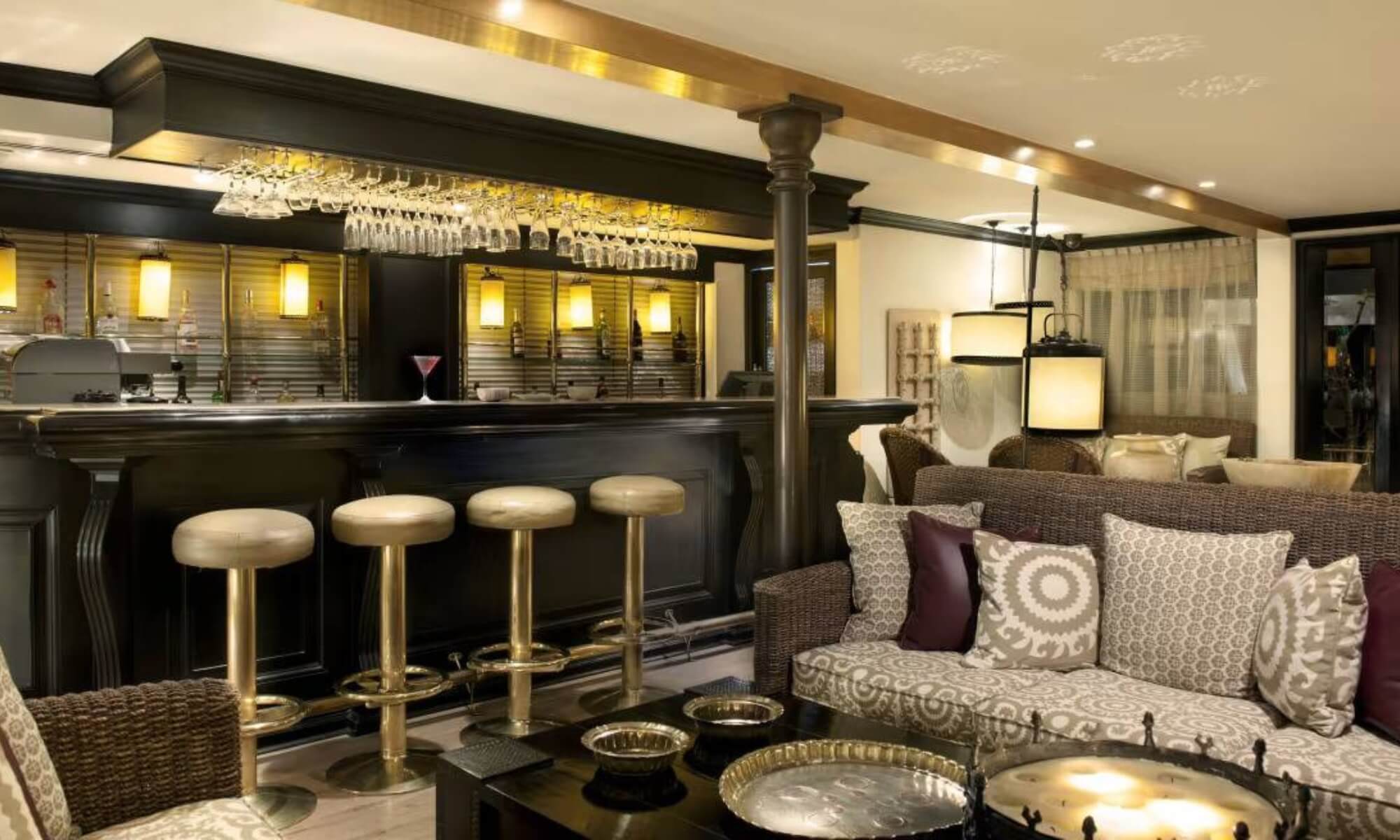 Cruise ship interior and facilities