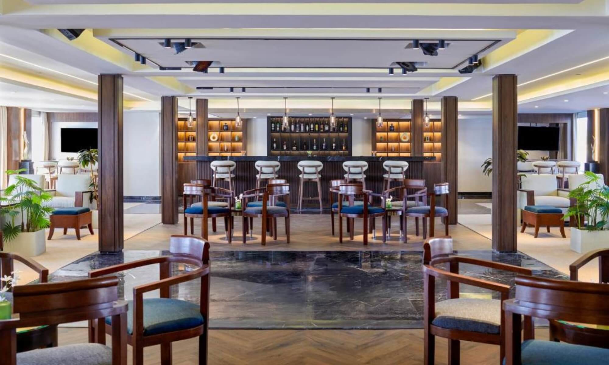 Cruise ship interior and facilities