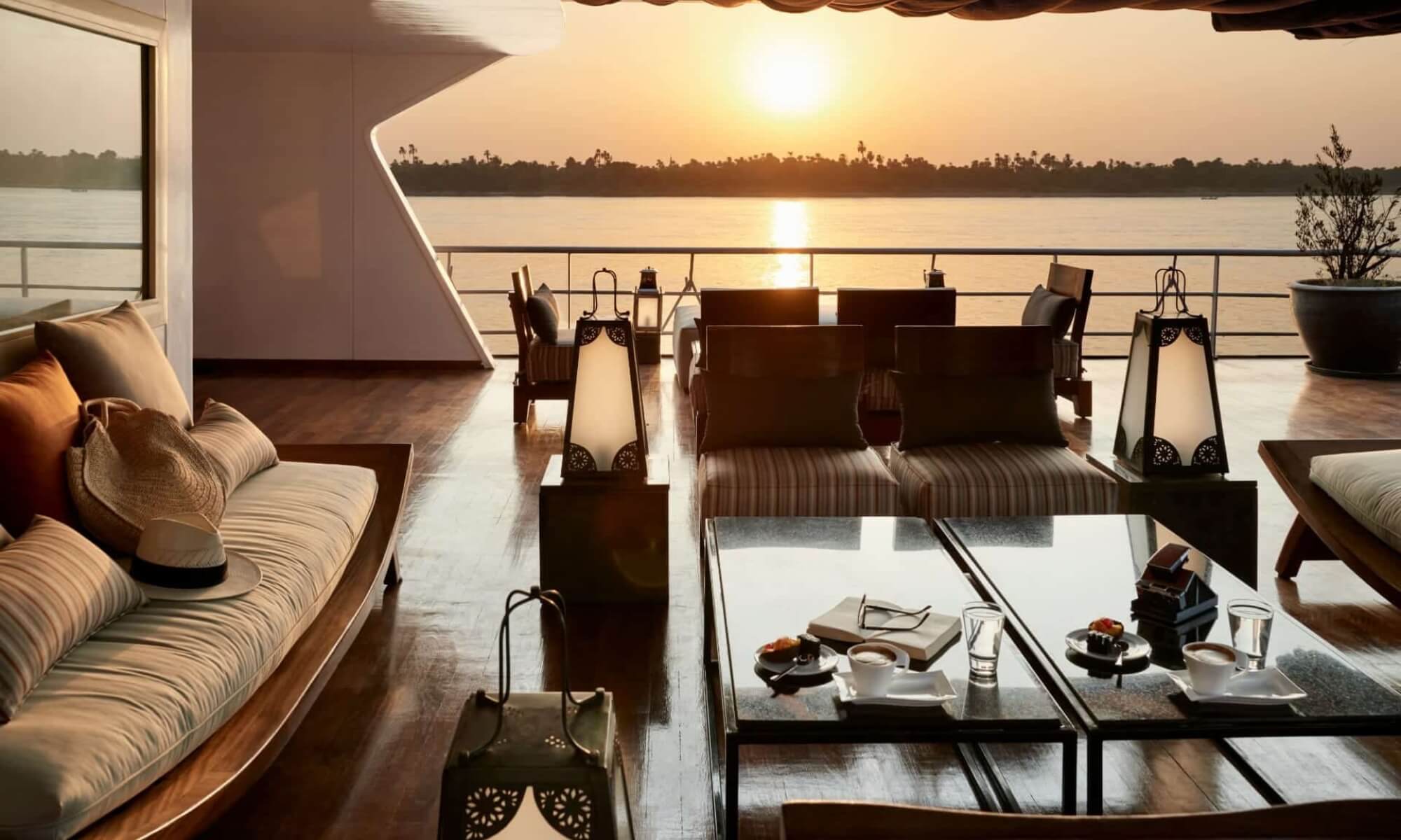 Cruise ship interior and facilities