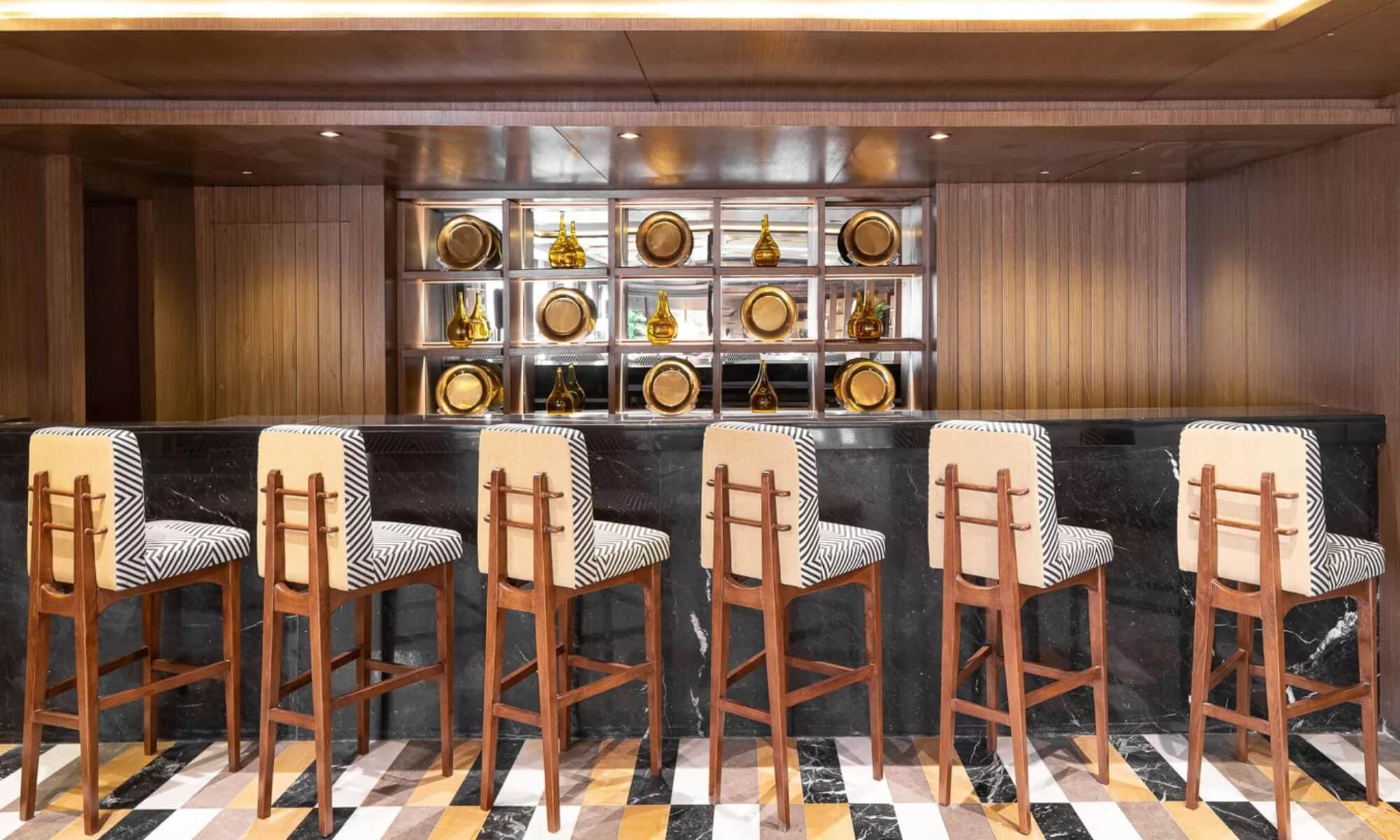 Cruise ship interior and facilities