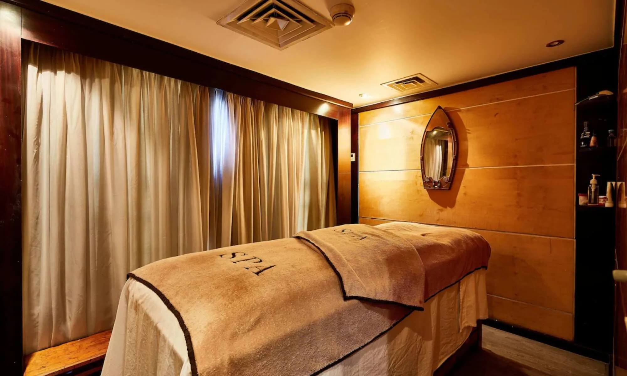 Cruise ship interior and facilities