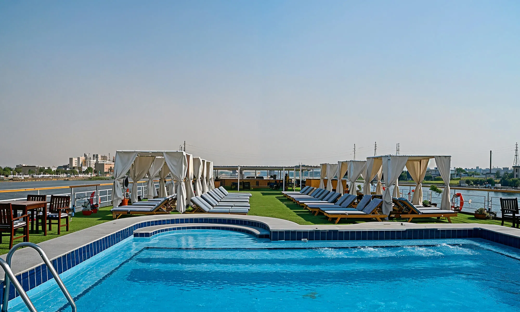 Cruise ship interior and facilities