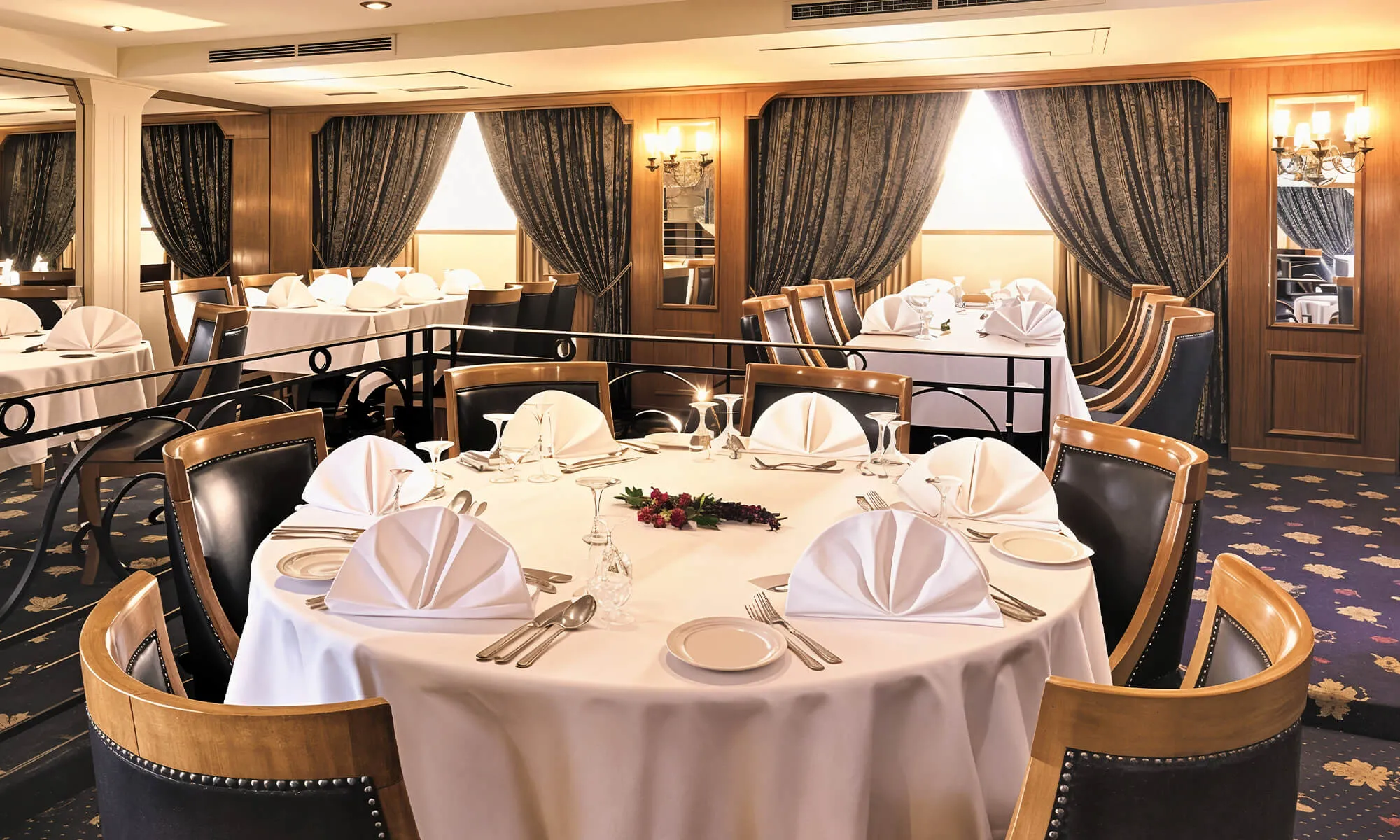 Cruise ship interior and facilities