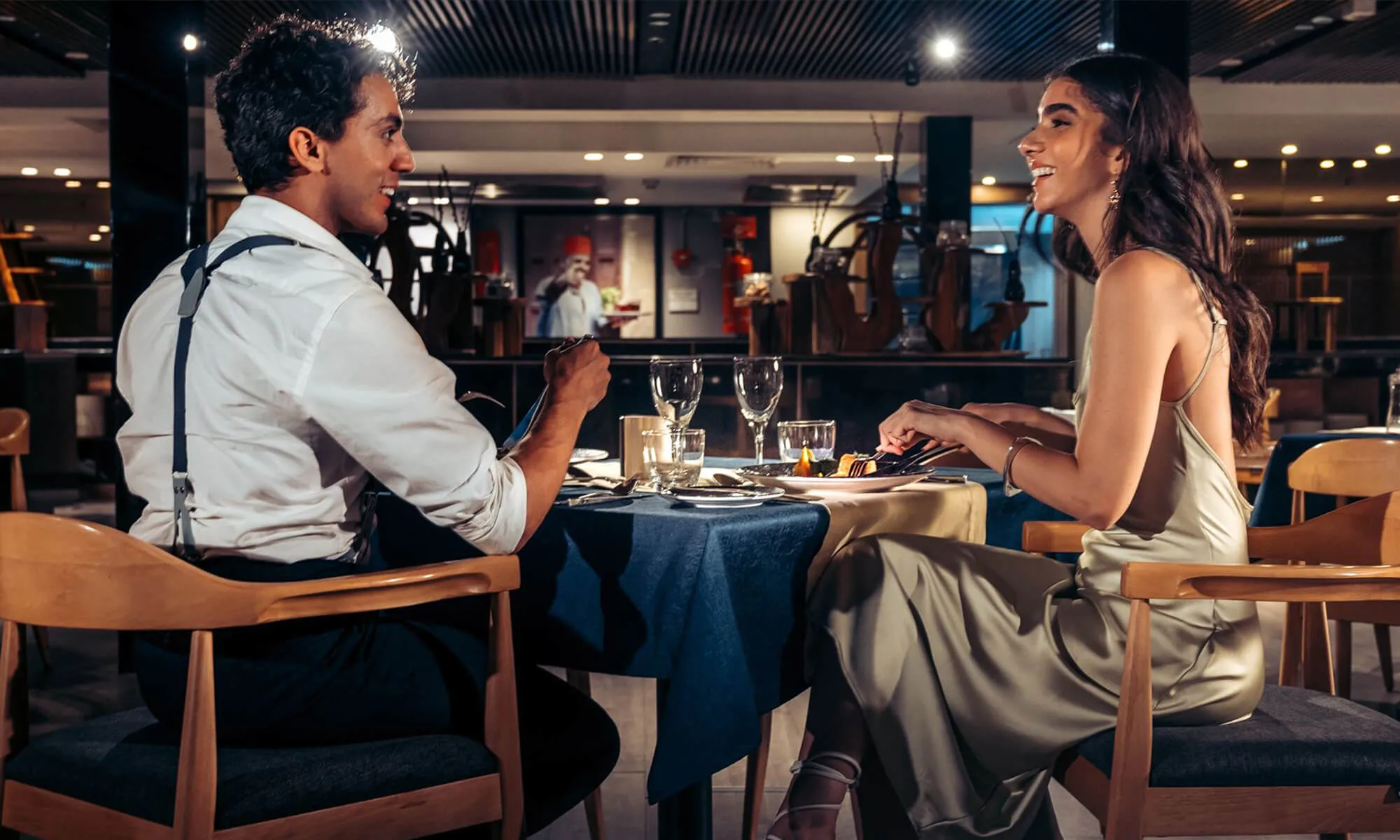 Cruise ship interior and facilities