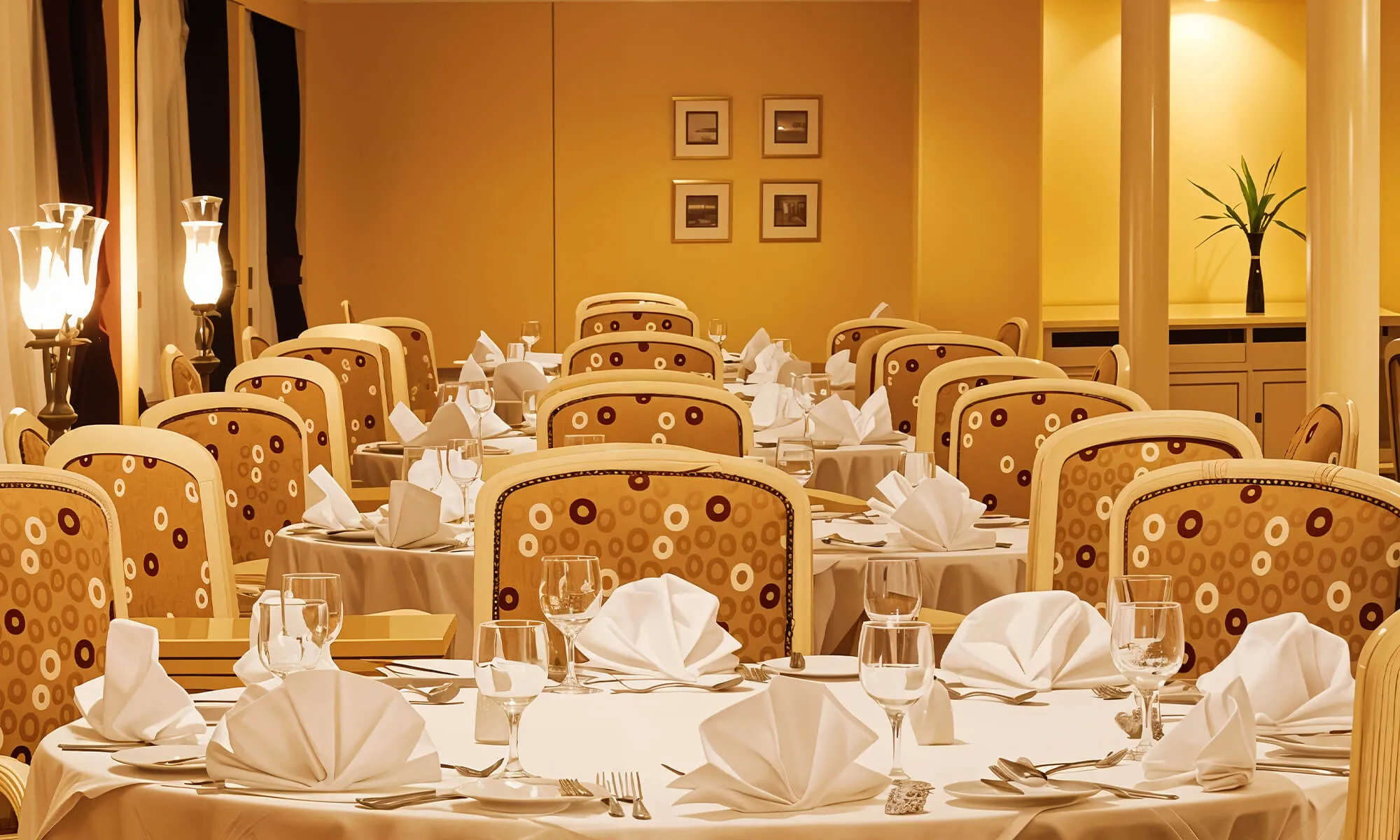 Cruise ship interior and facilities