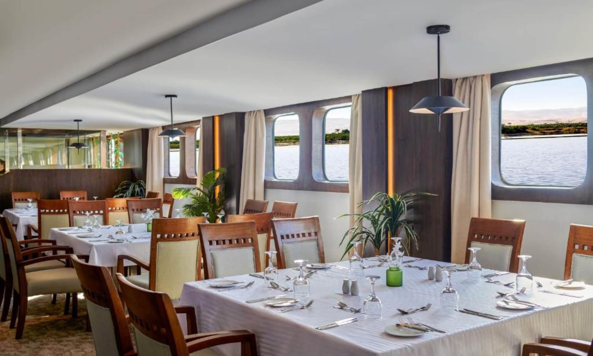 Cruise ship interior and facilities