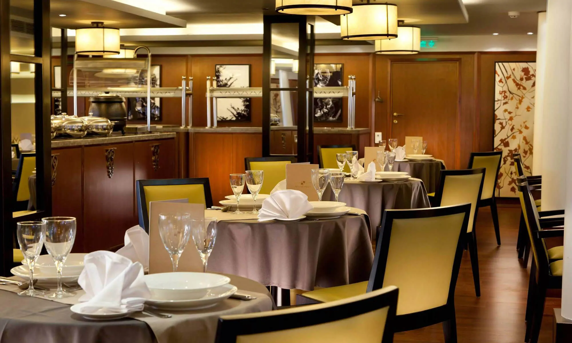 Cruise ship interior and facilities