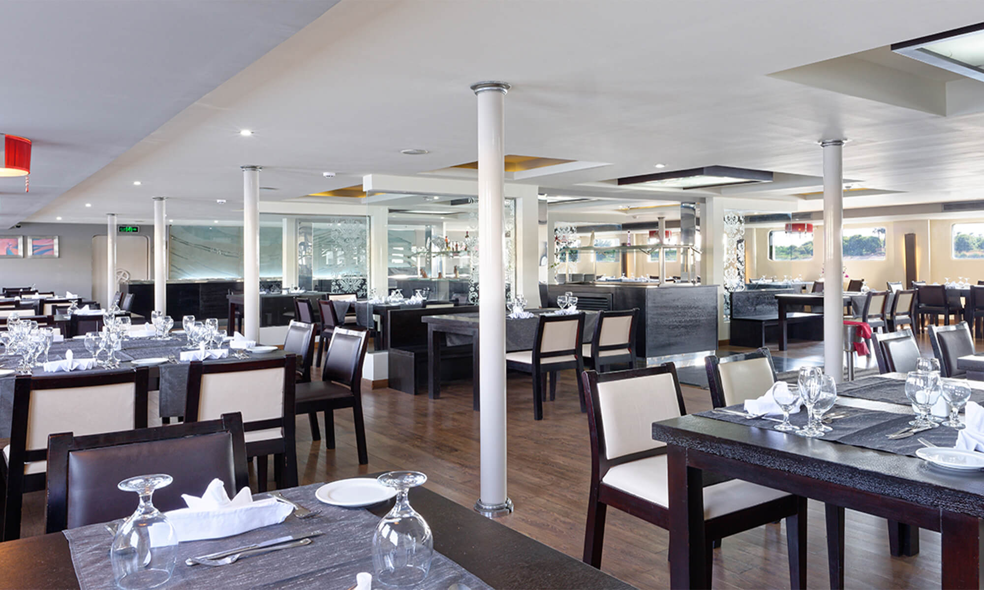 Cruise ship interior and facilities