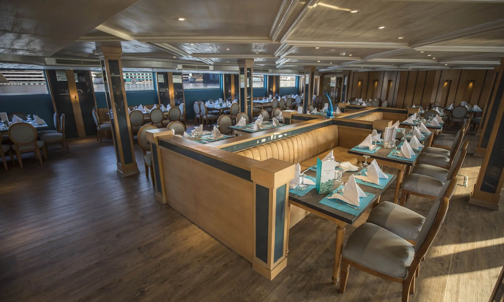 Cruise ship interior and facilities