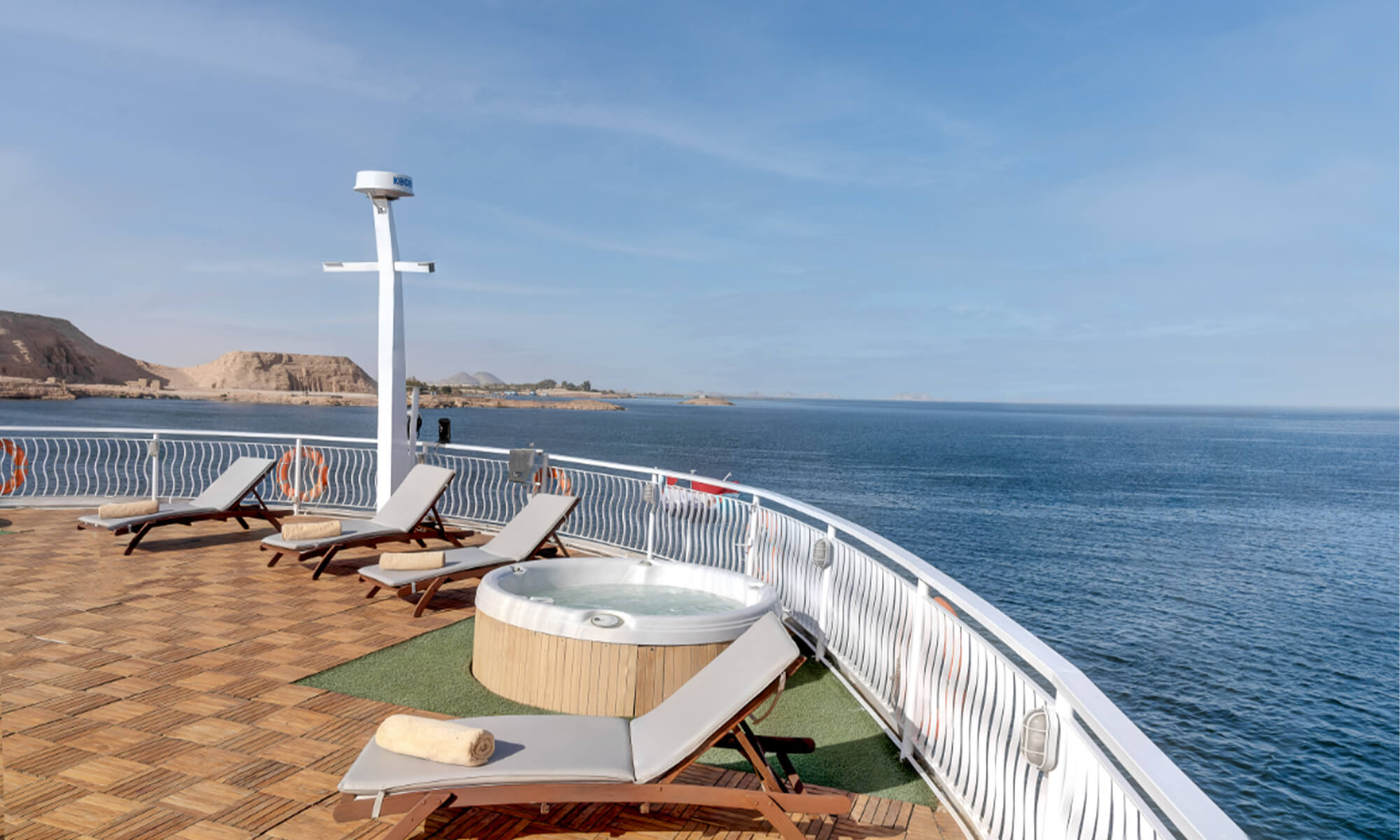 Cruise ship interior and facilities