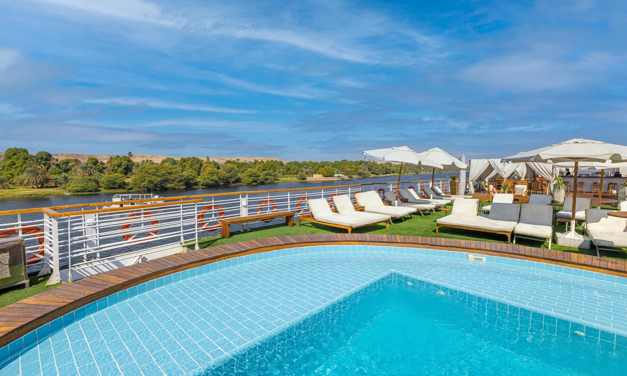 Cruise ship interior and facilities
