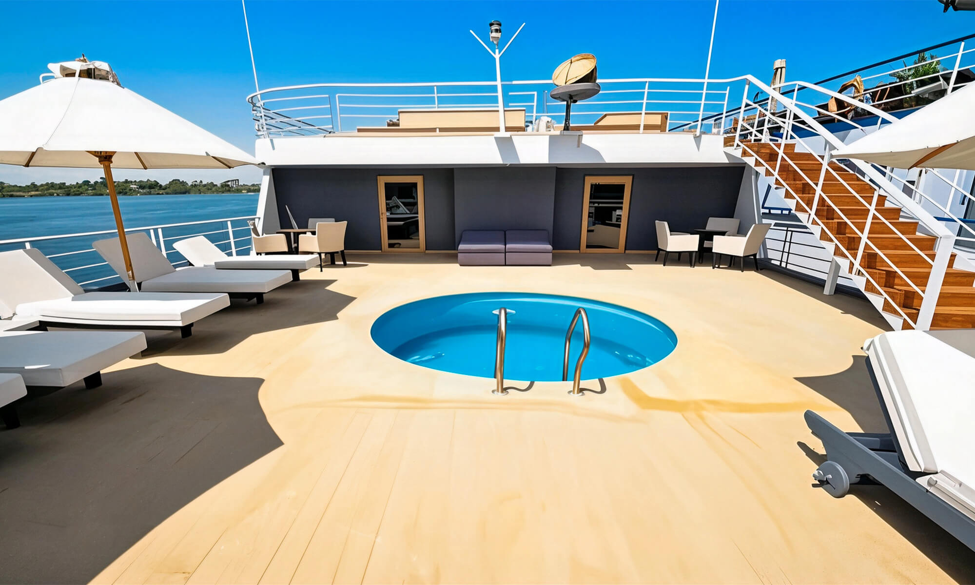 Cruise ship interior and facilities