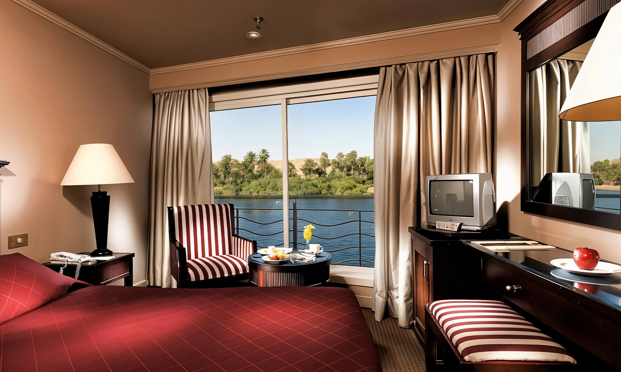 Cruise ship interior and facilities